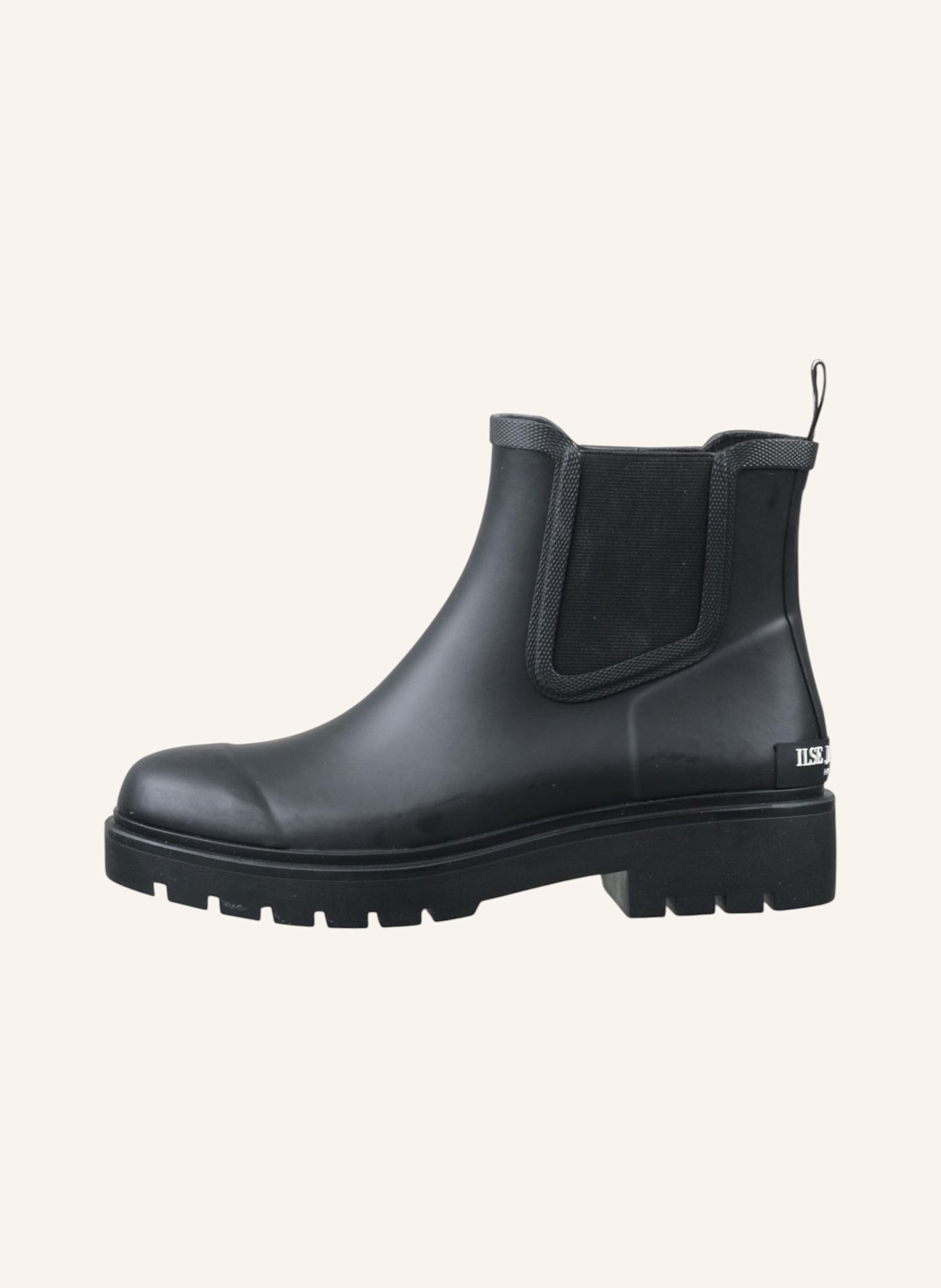 ILSE JACOBSEN Gummistiefel RUBSTEP02: SCHWARZ