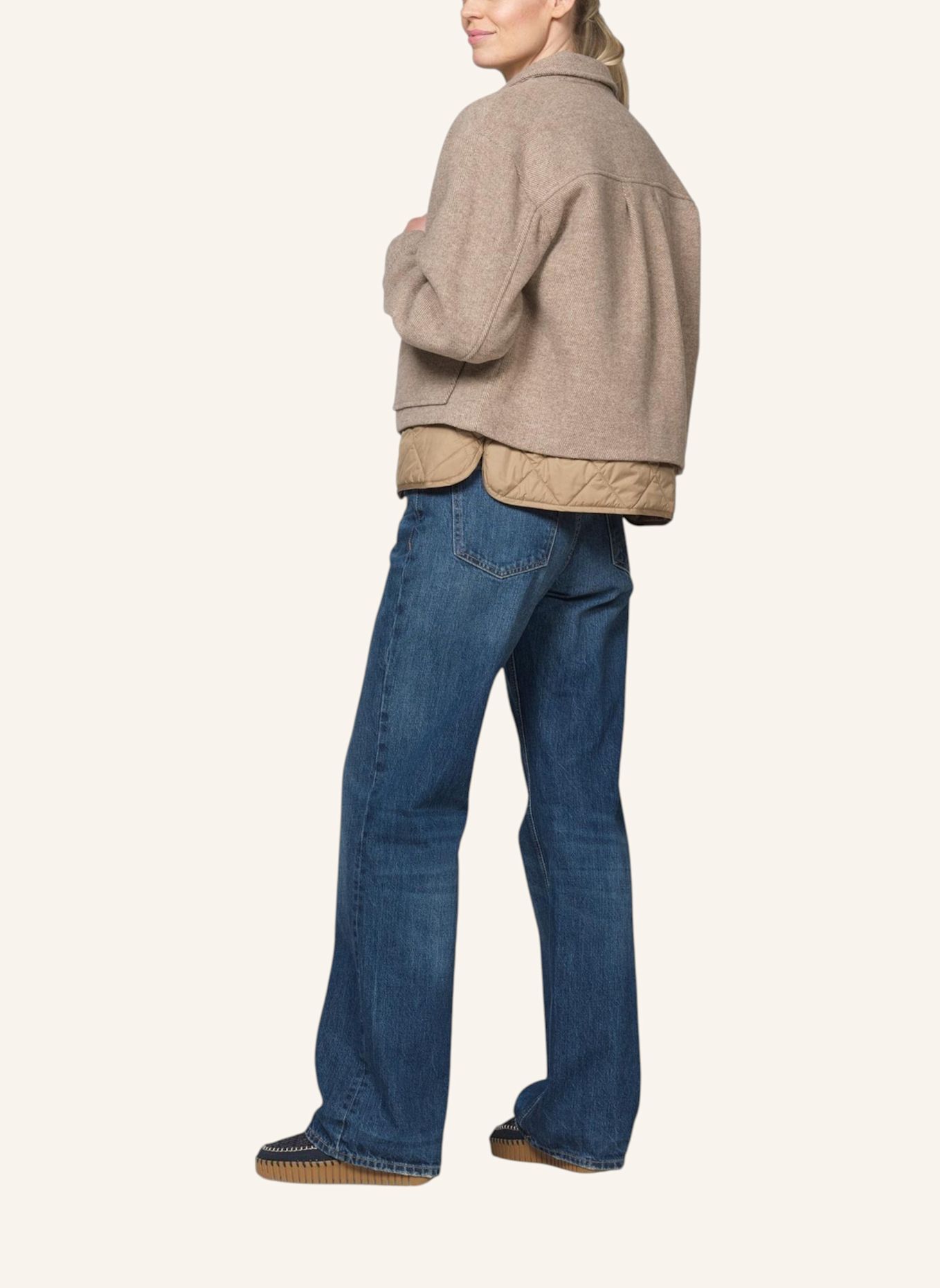 ILSE JACOBSEN Übergangsjacke MELTON01: BEIGE