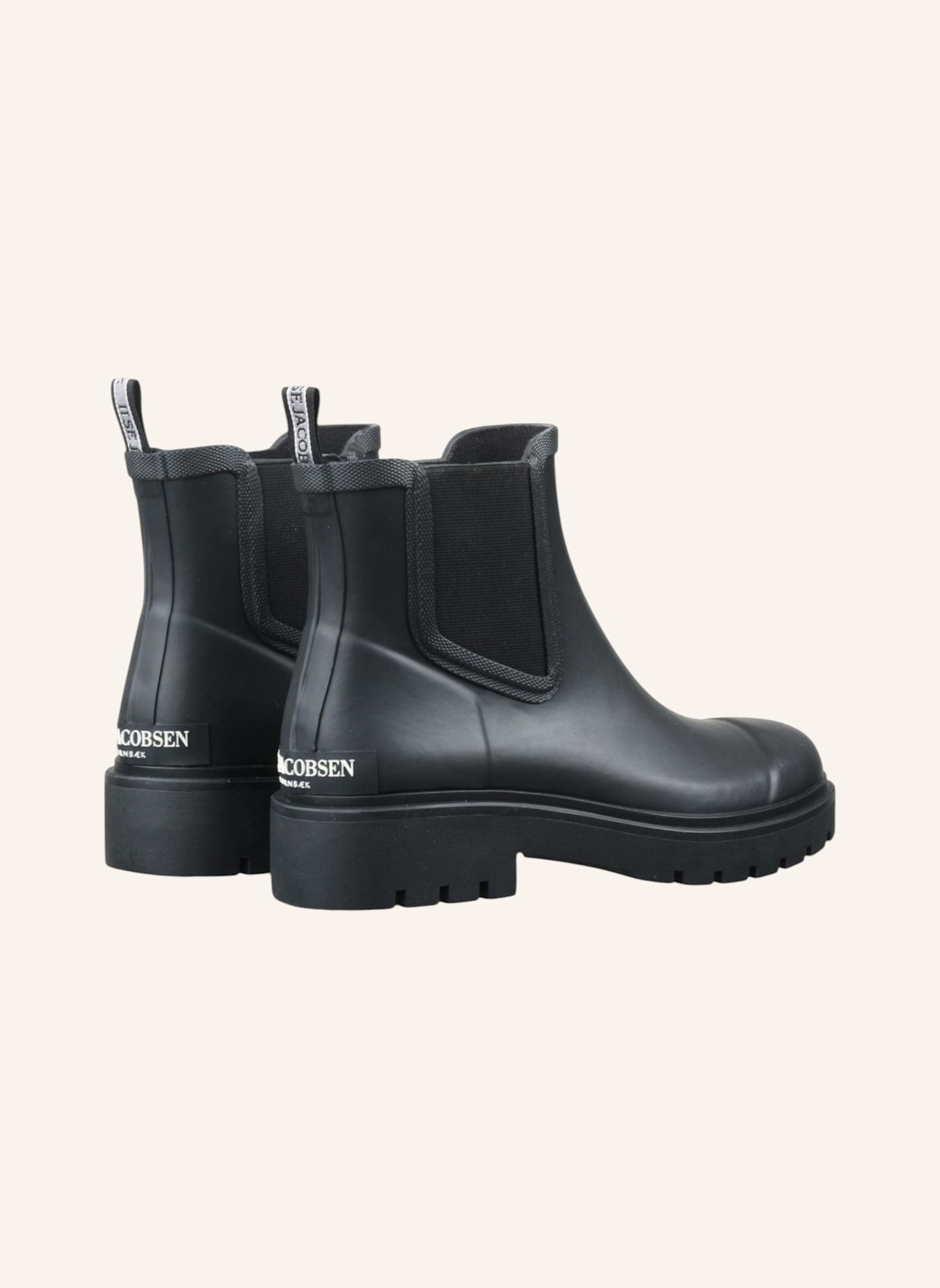 ILSE JACOBSEN Gummistiefel RUBSTEP02: SCHWARZ