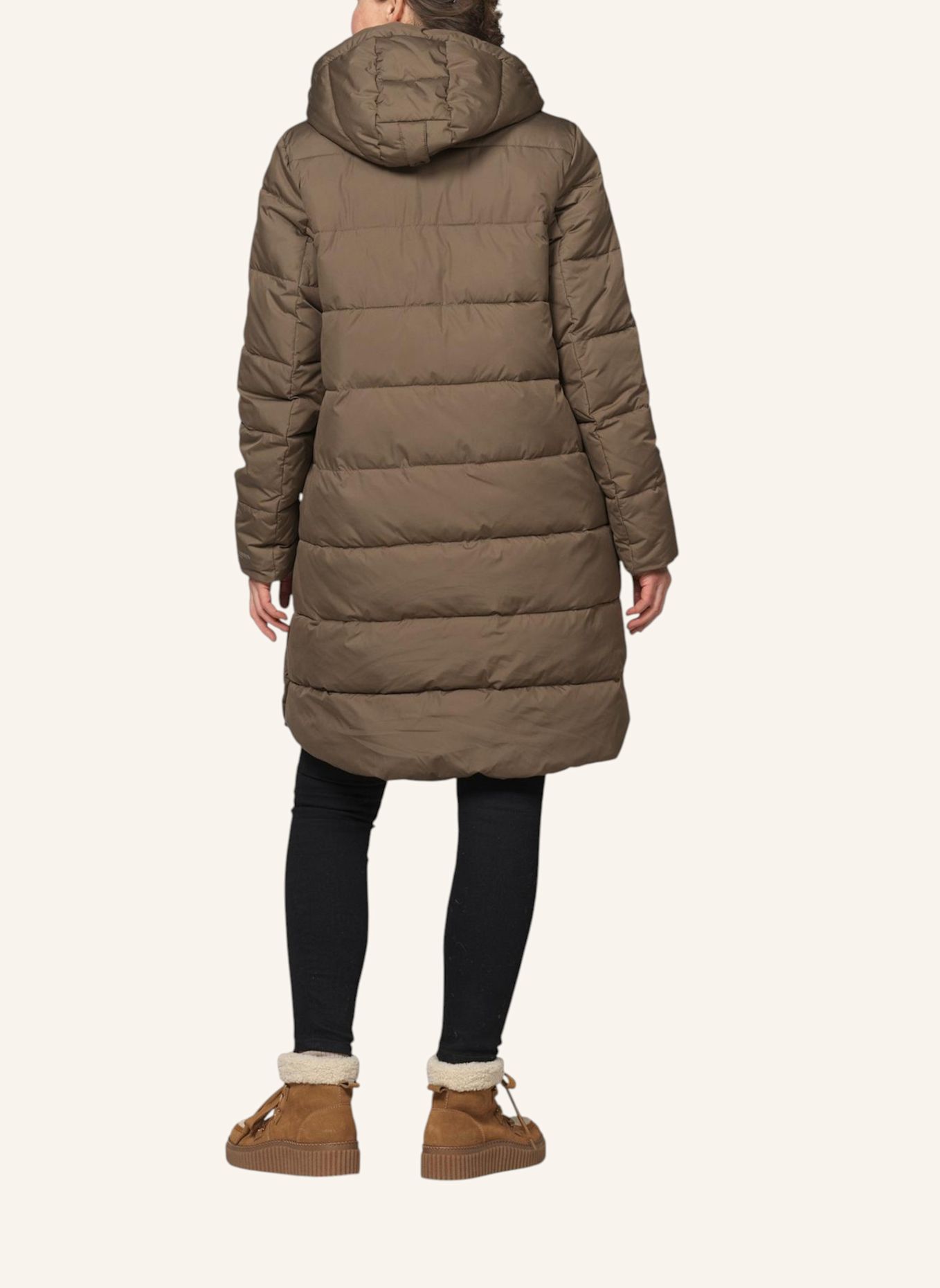 ILSE JACOBSEN Wintersteppmantel PEPPY10: DUNKELBRAUN