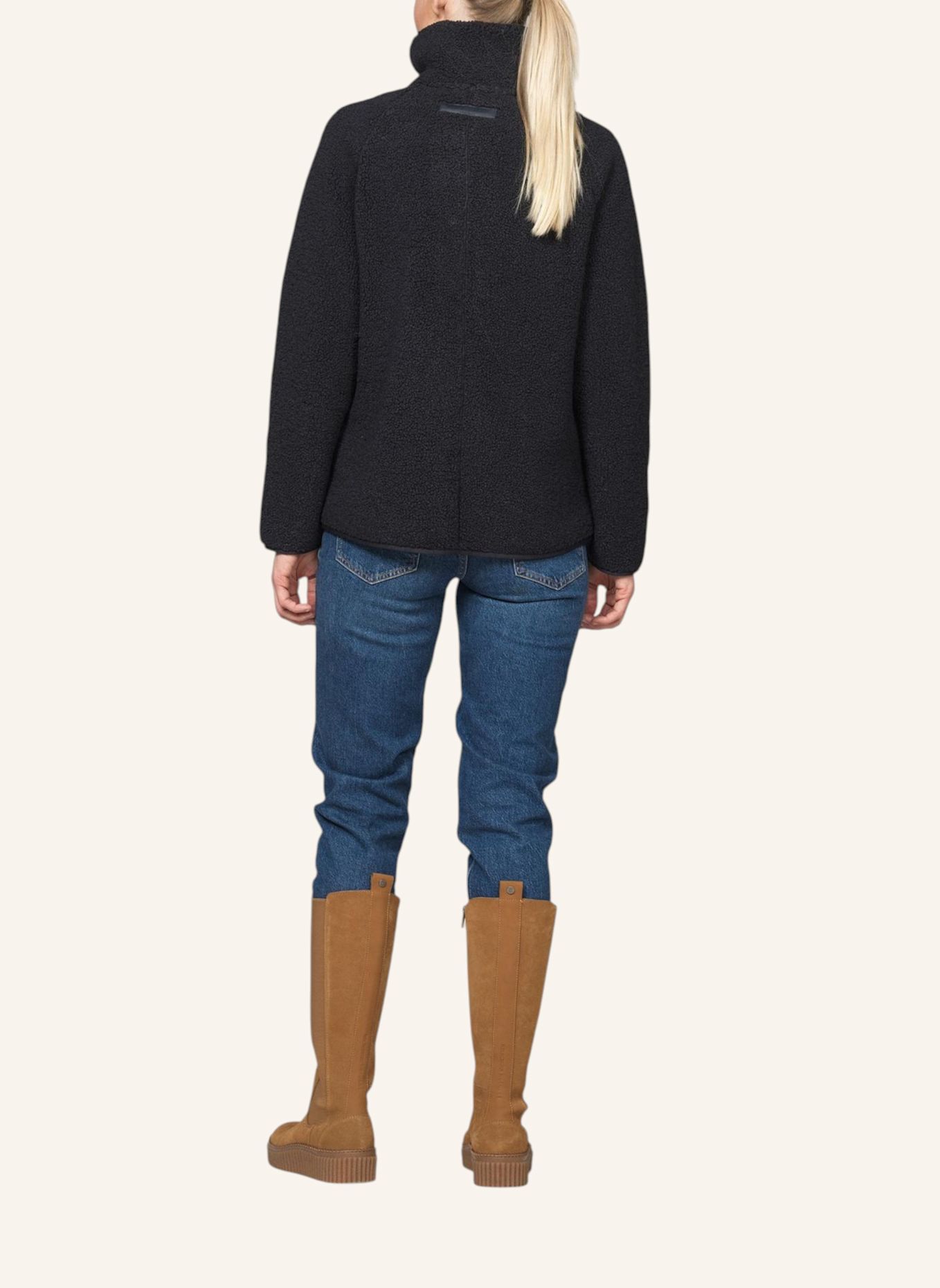 ILSE JACOBSEN Fleecejacke BONDEDPILE01: DUNKELBLAU