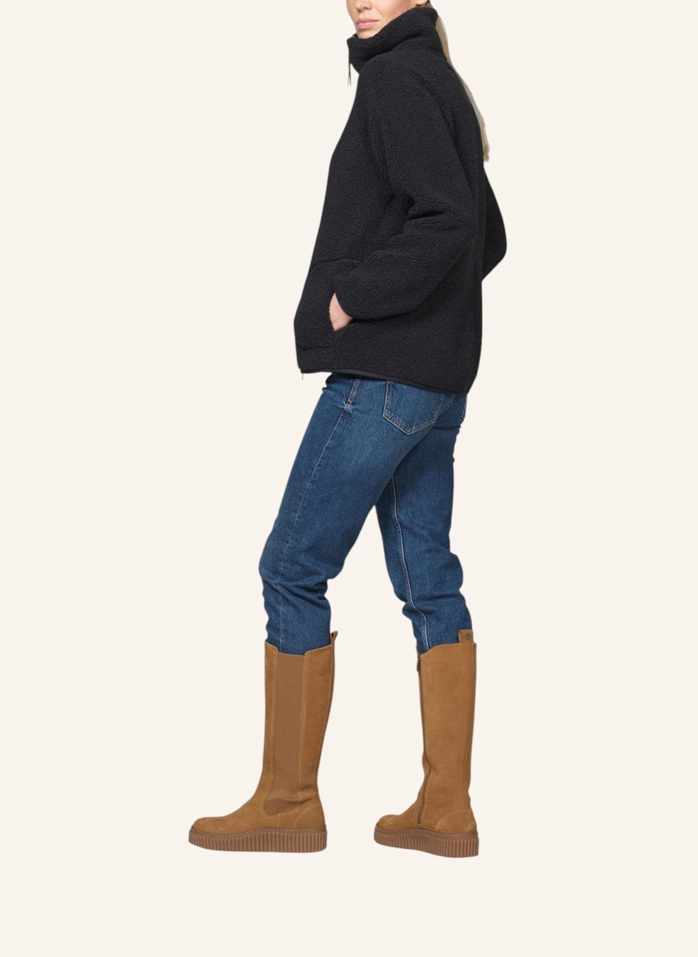 ILSE JACOBSEN Fleecejacke BONDEDPILE01: DUNKELBLAU