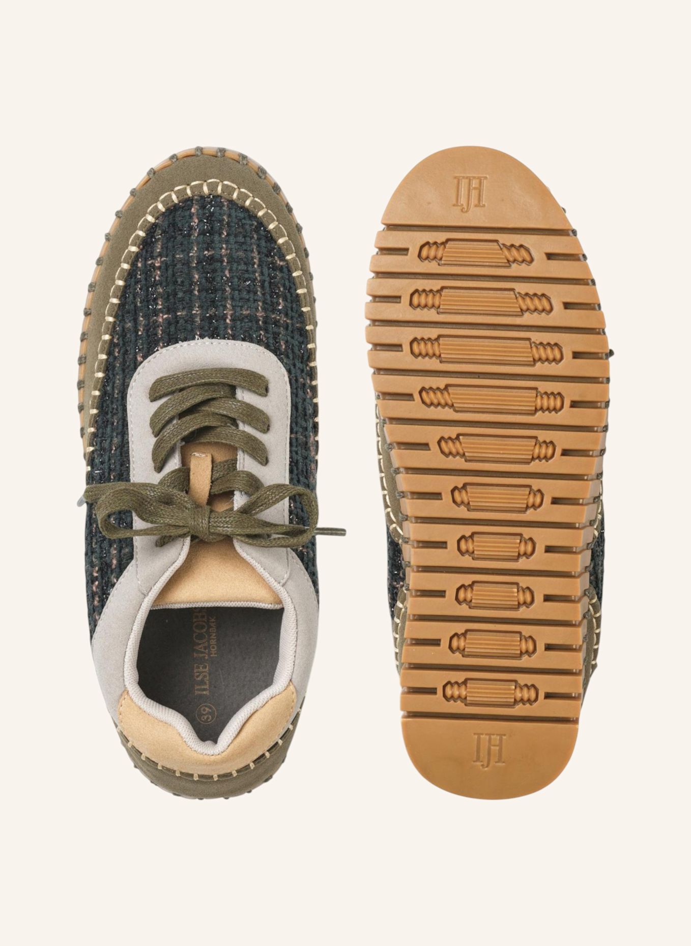 ILSE JACOBSEN Sneaker Lo TULIP4500: OLIV