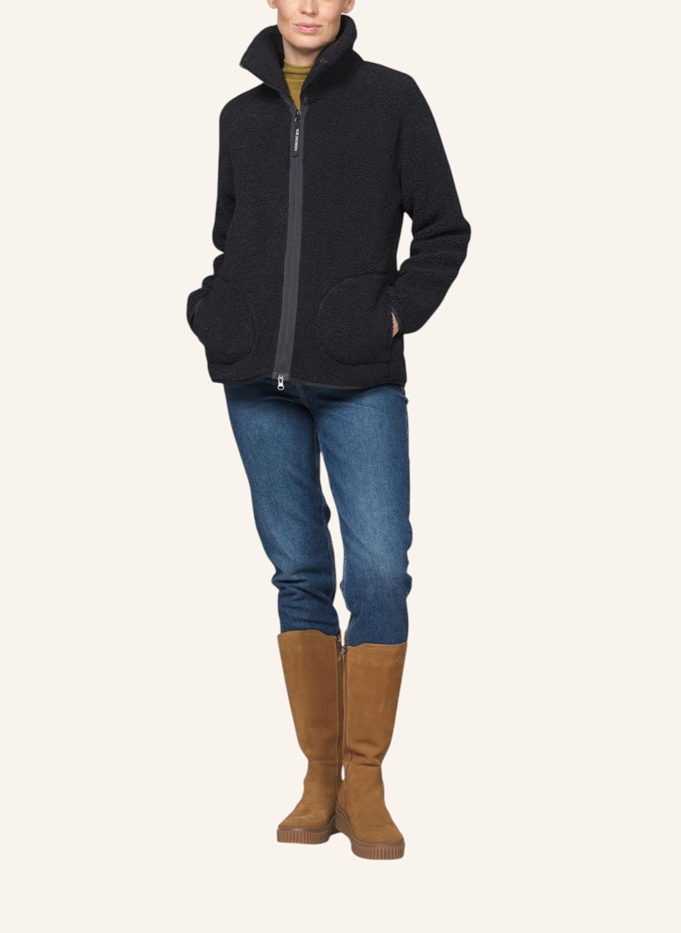 ILSE JACOBSEN Fleecejacke BONDEDPILE01: DUNKELBLAU