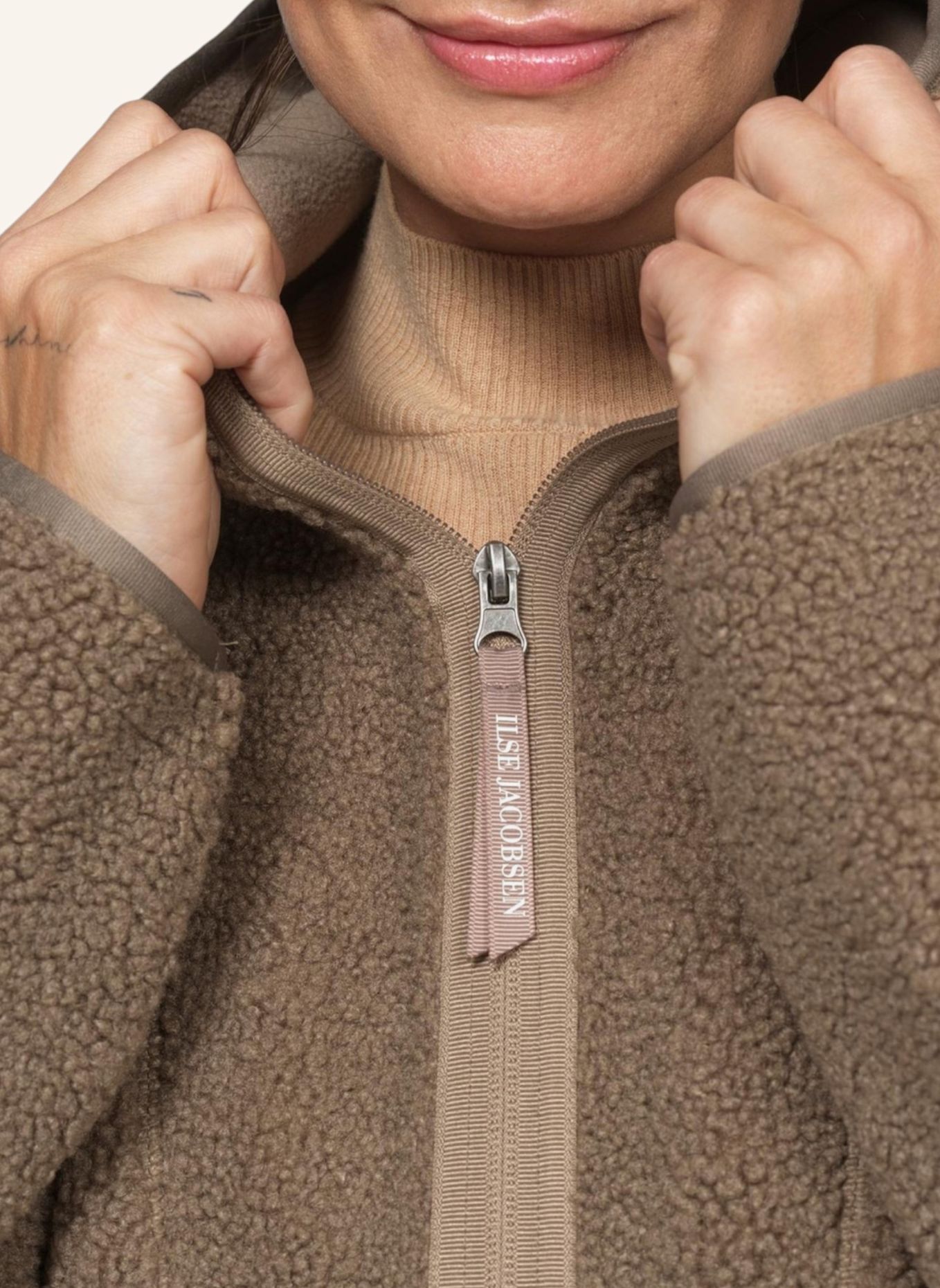ILSE JACOBSEN Fleecejacke BONDEDPILE04: BEIGE
