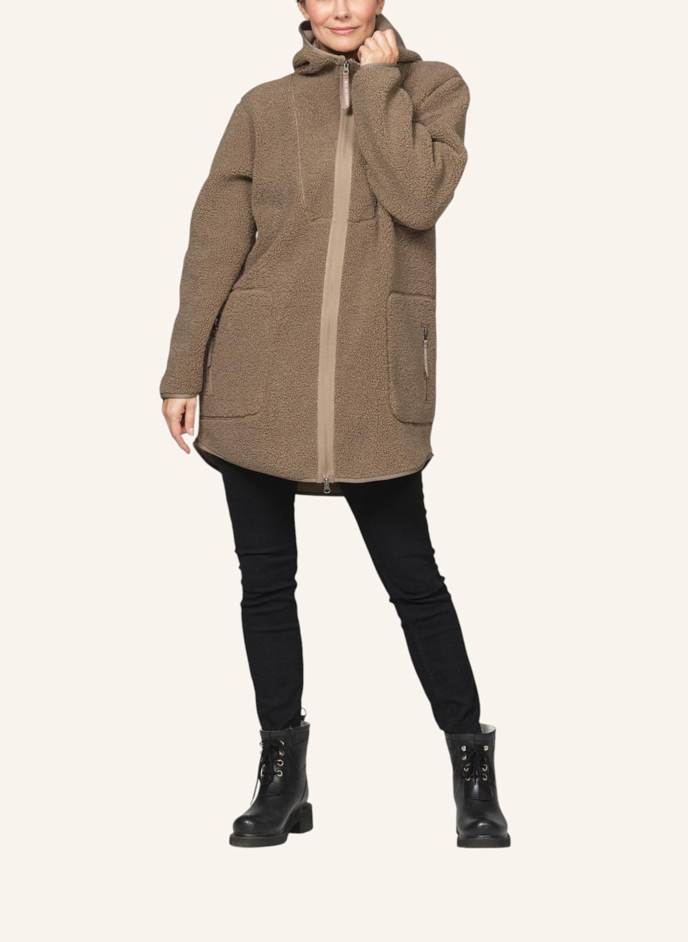 ILSE JACOBSEN Fleecejacke BONDEDPILE04: BEIGE