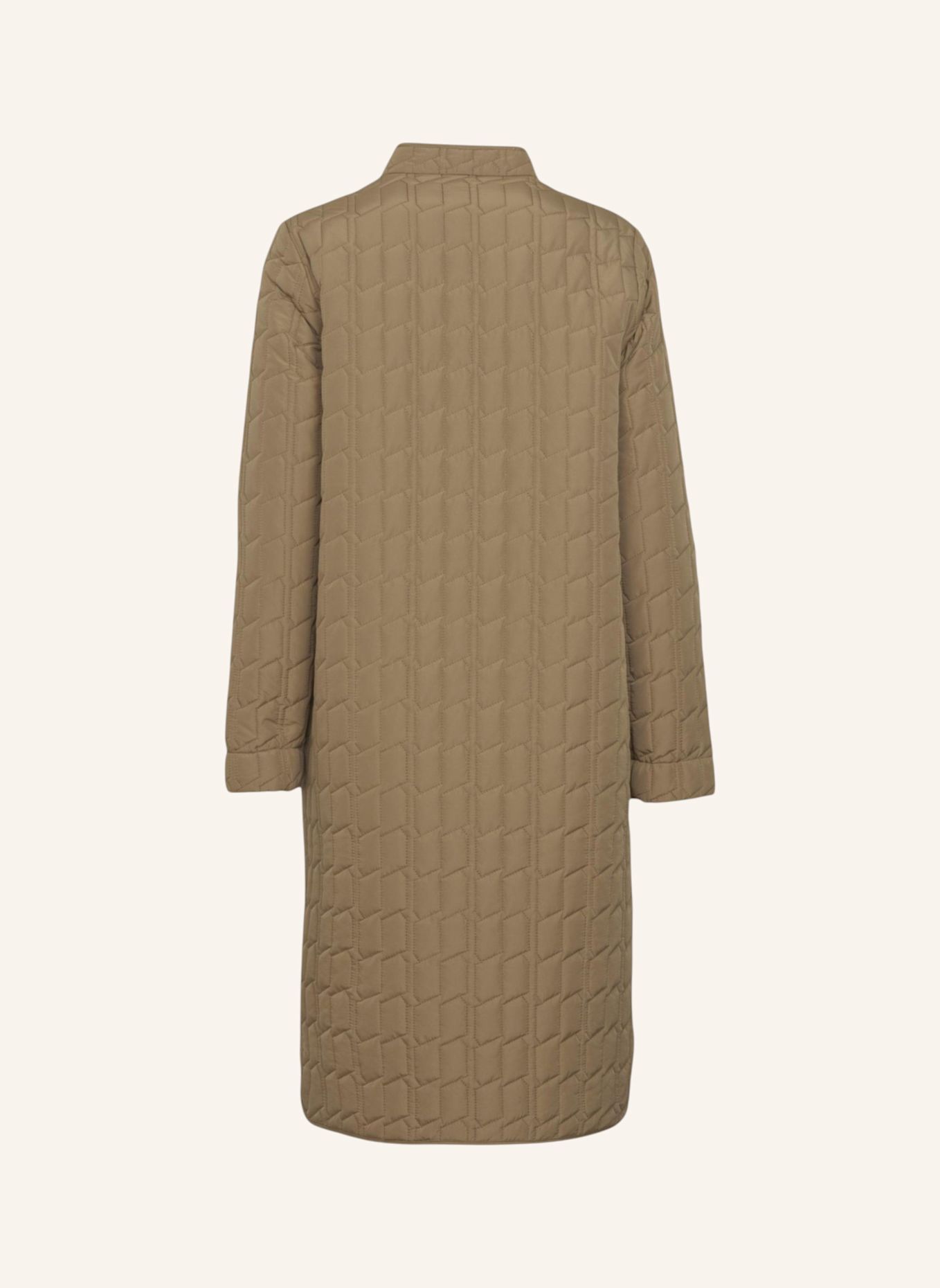ILSE JACOBSEN Steppmantel LINE01: BRAUN