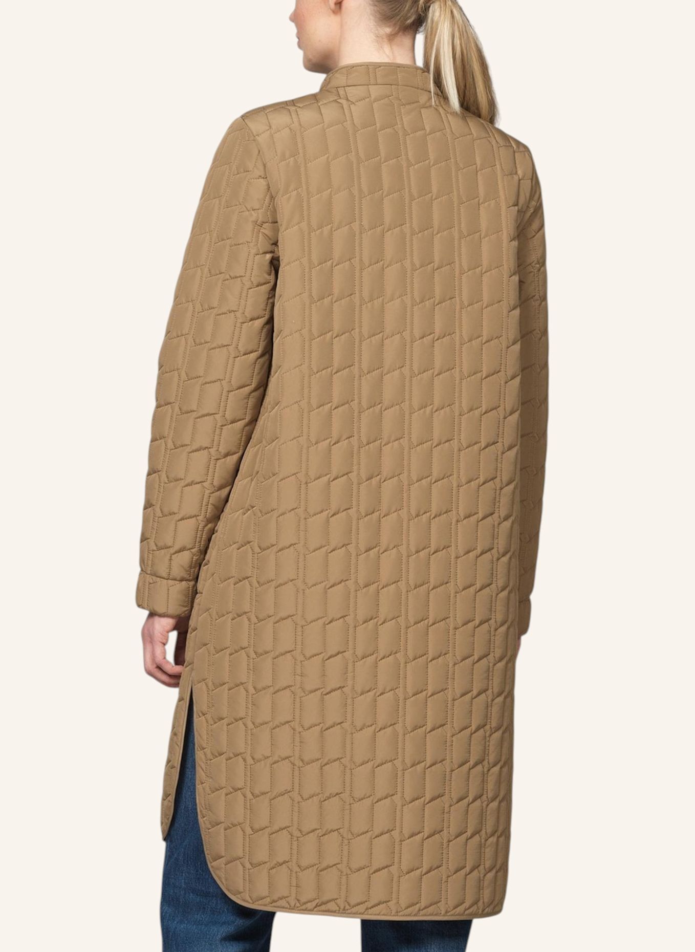 ILSE JACOBSEN Steppmantel LINE01: BRAUN