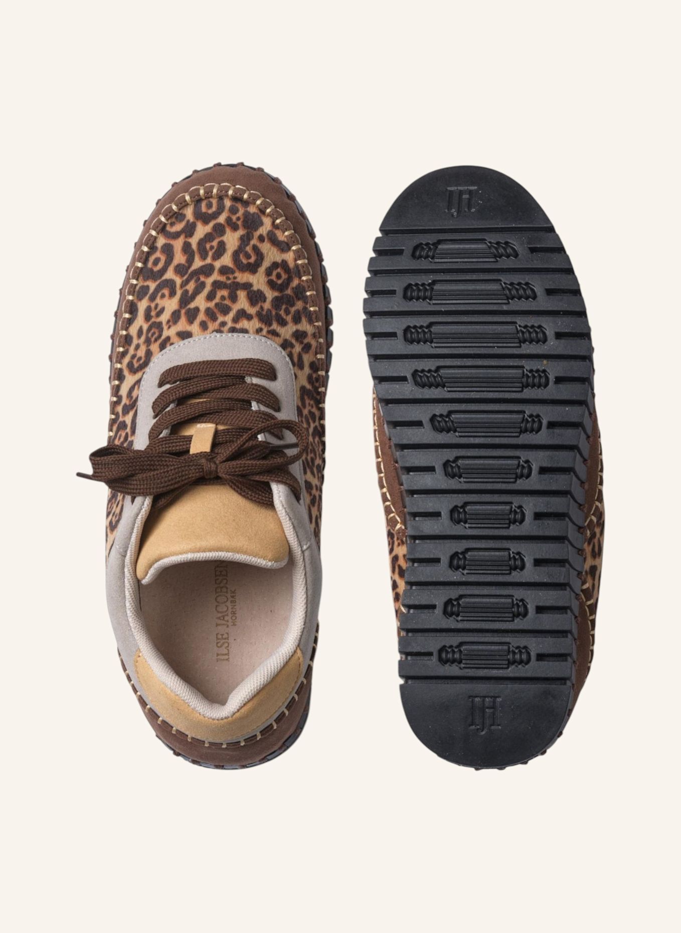 ILSE JACOBSEN Sneaker Lo TULIP4501: BRAUN / SCHWARZ