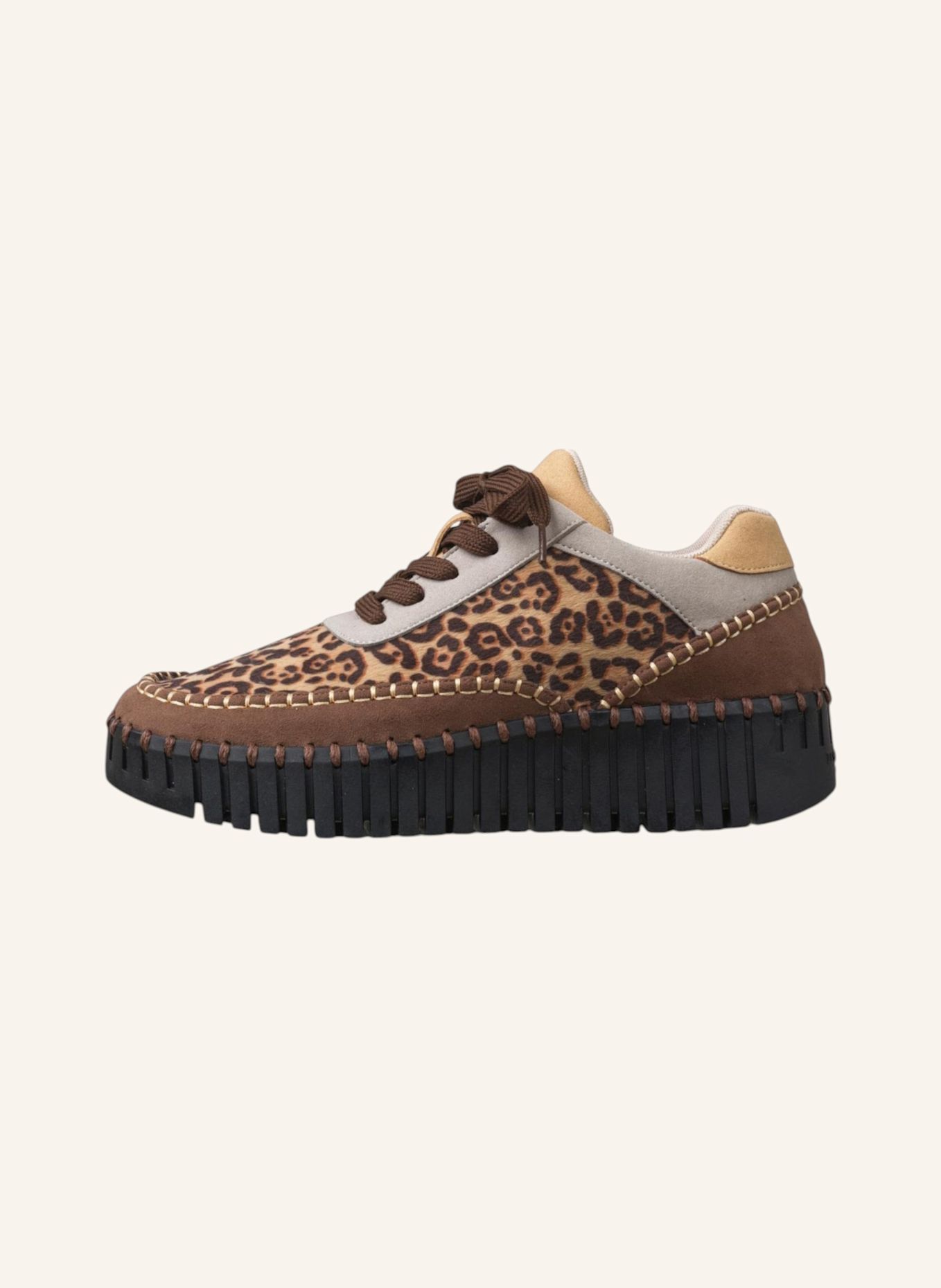 ILSE JACOBSEN Sneaker Lo TULIP4501: BRAUN / SCHWARZ