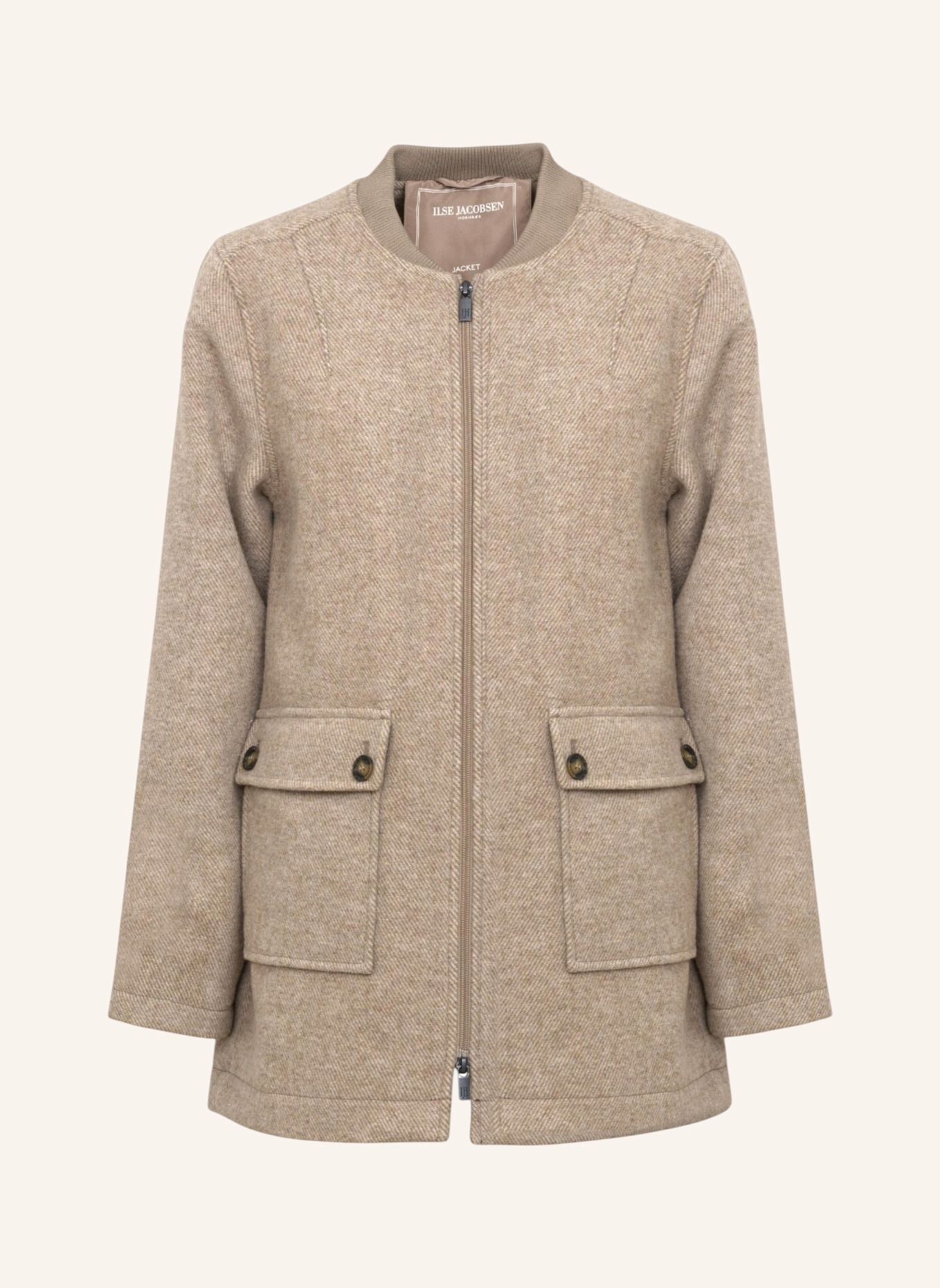 ILSE JACOBSEN Übergangsjacke MELTON02: BEIGE