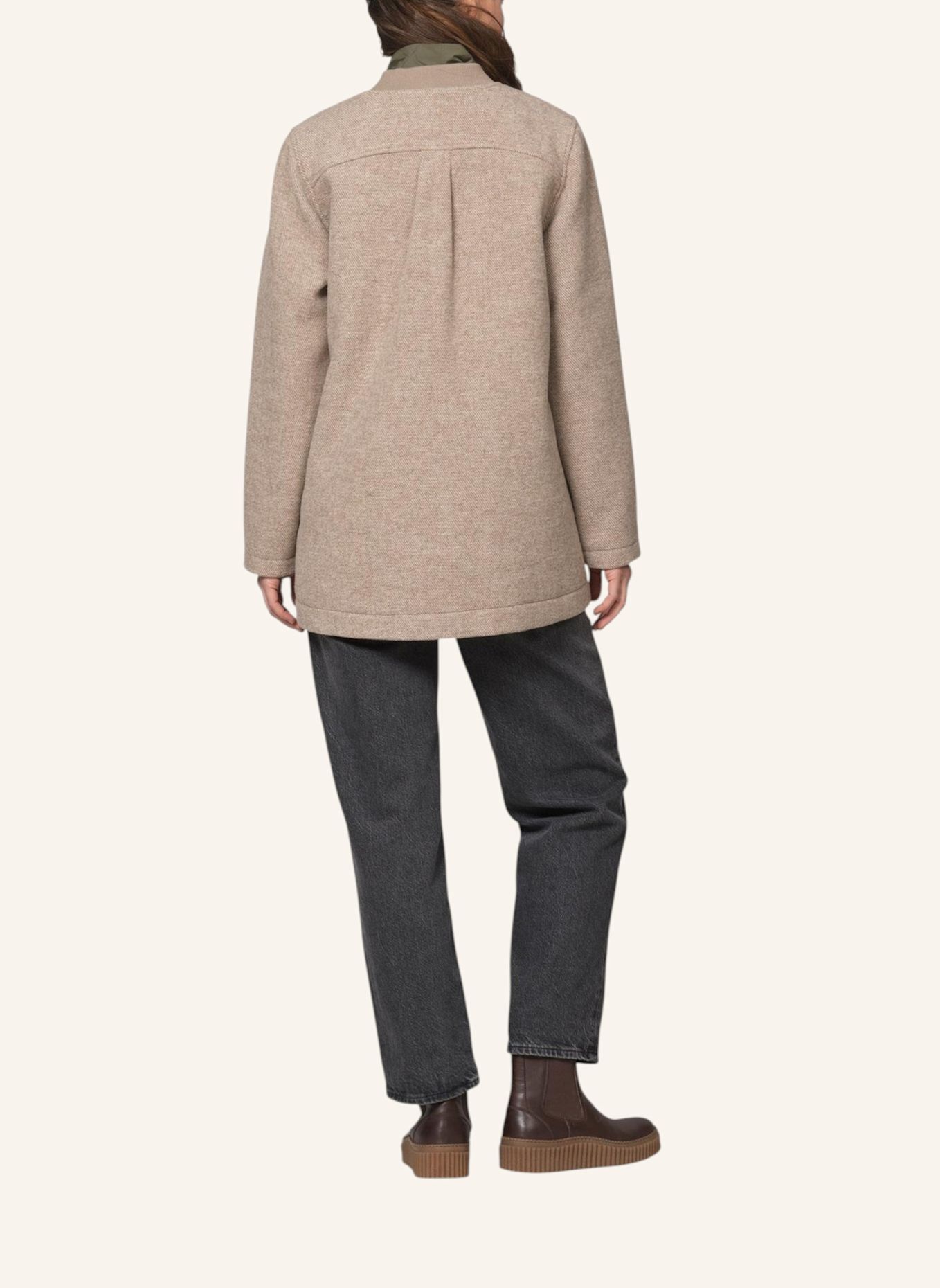 ILSE JACOBSEN Übergangsjacke MELTON02: BEIGE