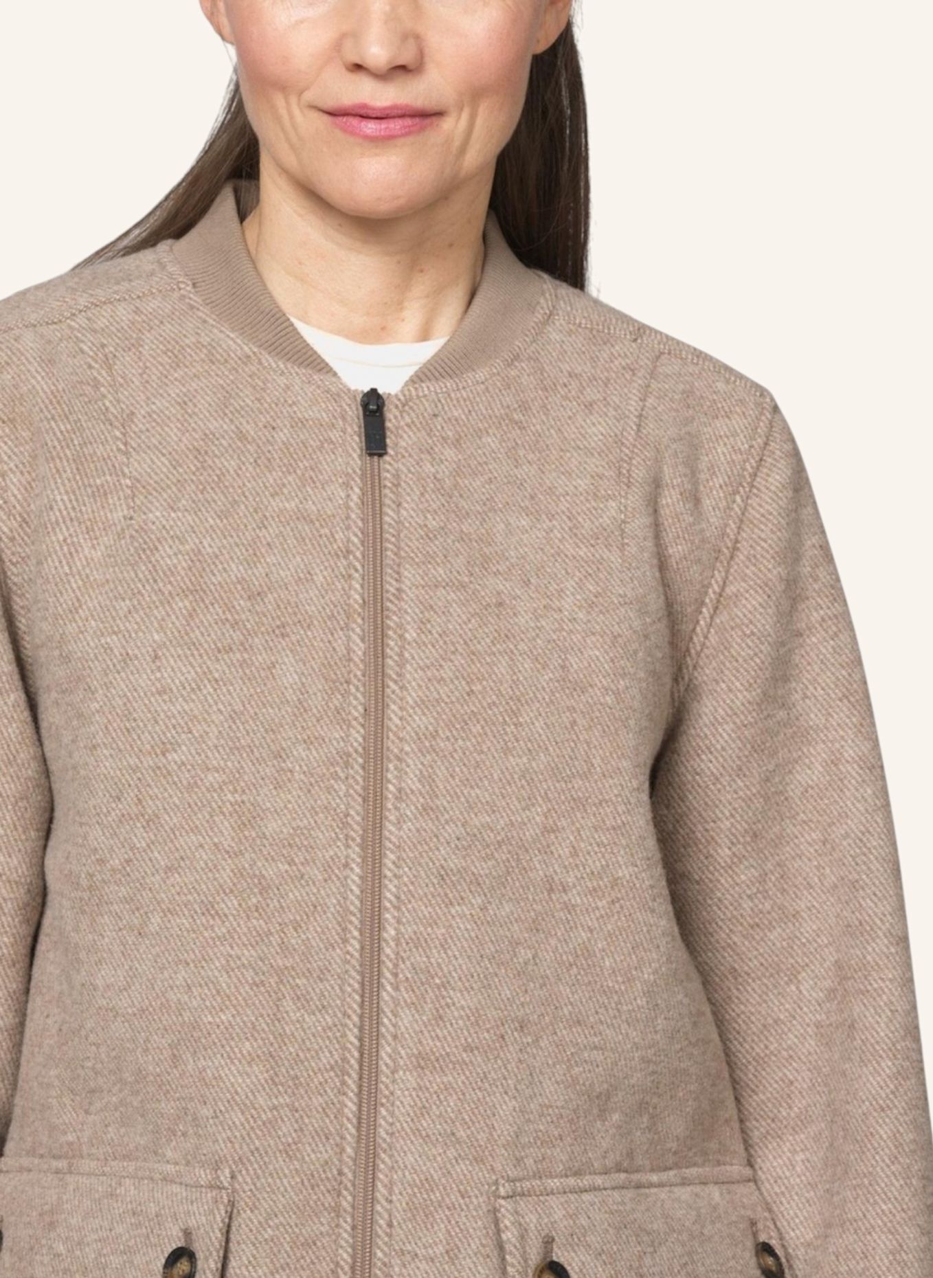 ILSE JACOBSEN Übergangsjacke MELTON02: BEIGE