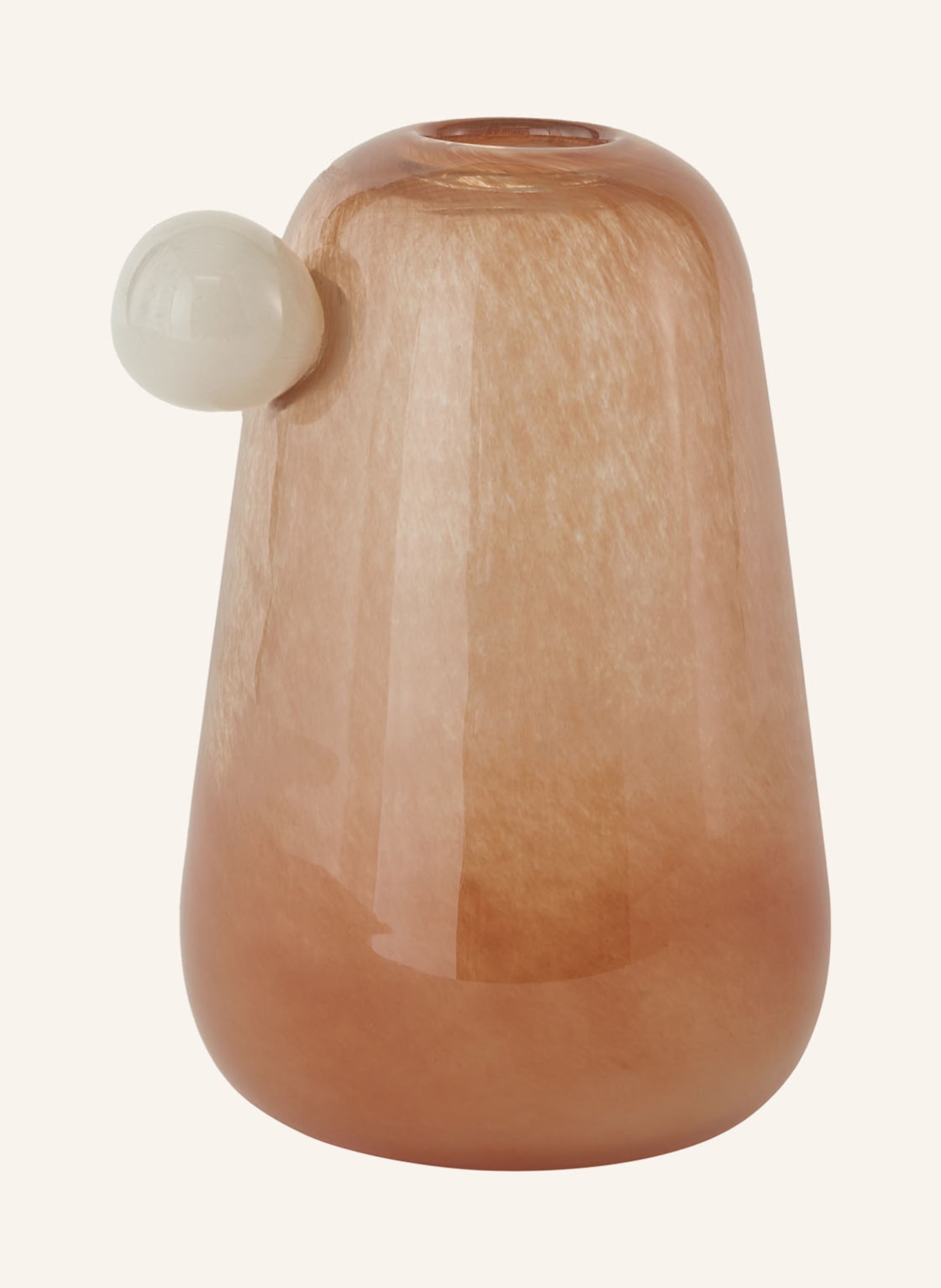 oyoy Vase INKA VASE - KLEIN, Farbe: HELLBRAUN (Bild 1)