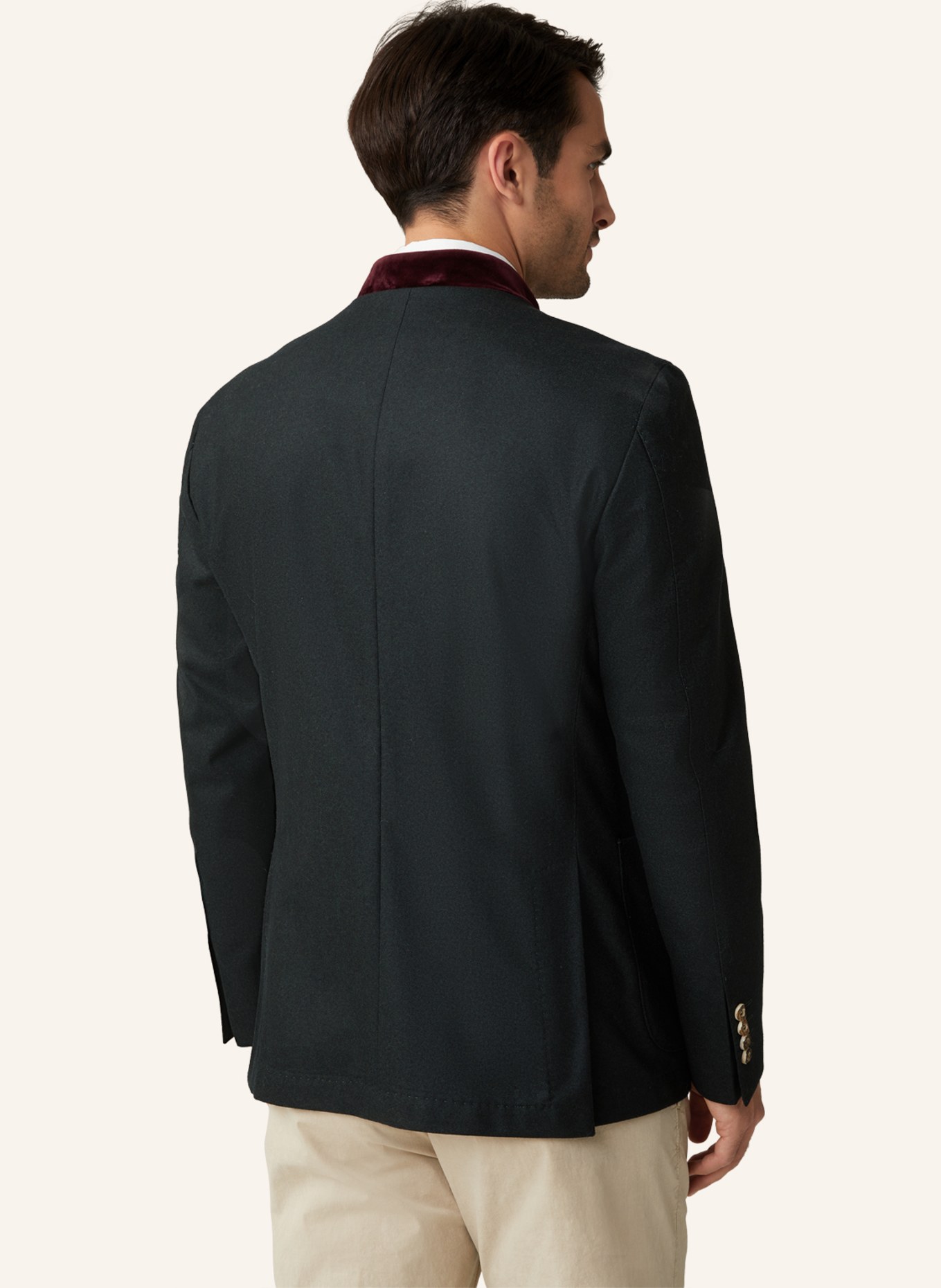 windsor. Janker: DUNKELGRÜN/ ROT