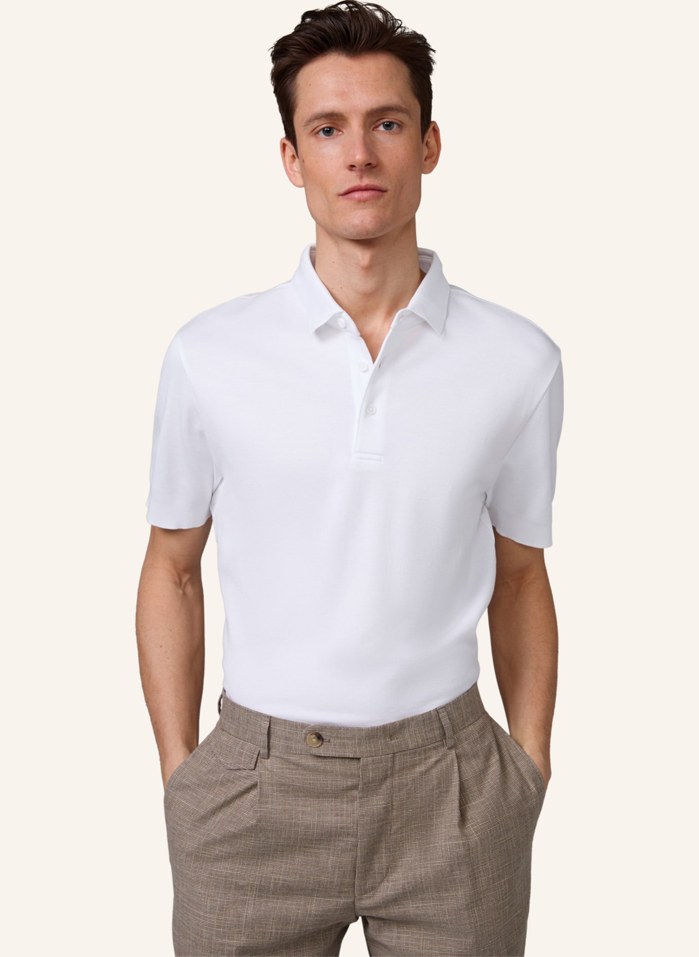 windsor. Jersey-Poloshirt, Farbe: WEISS (Bild 5)