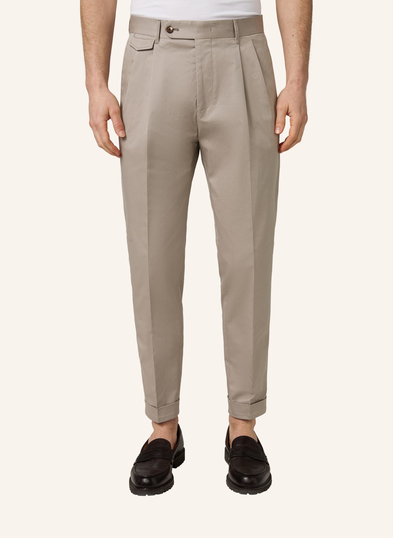 windsor. Chino Shaped Fit, Farbe: BEIGE (Bild 6)