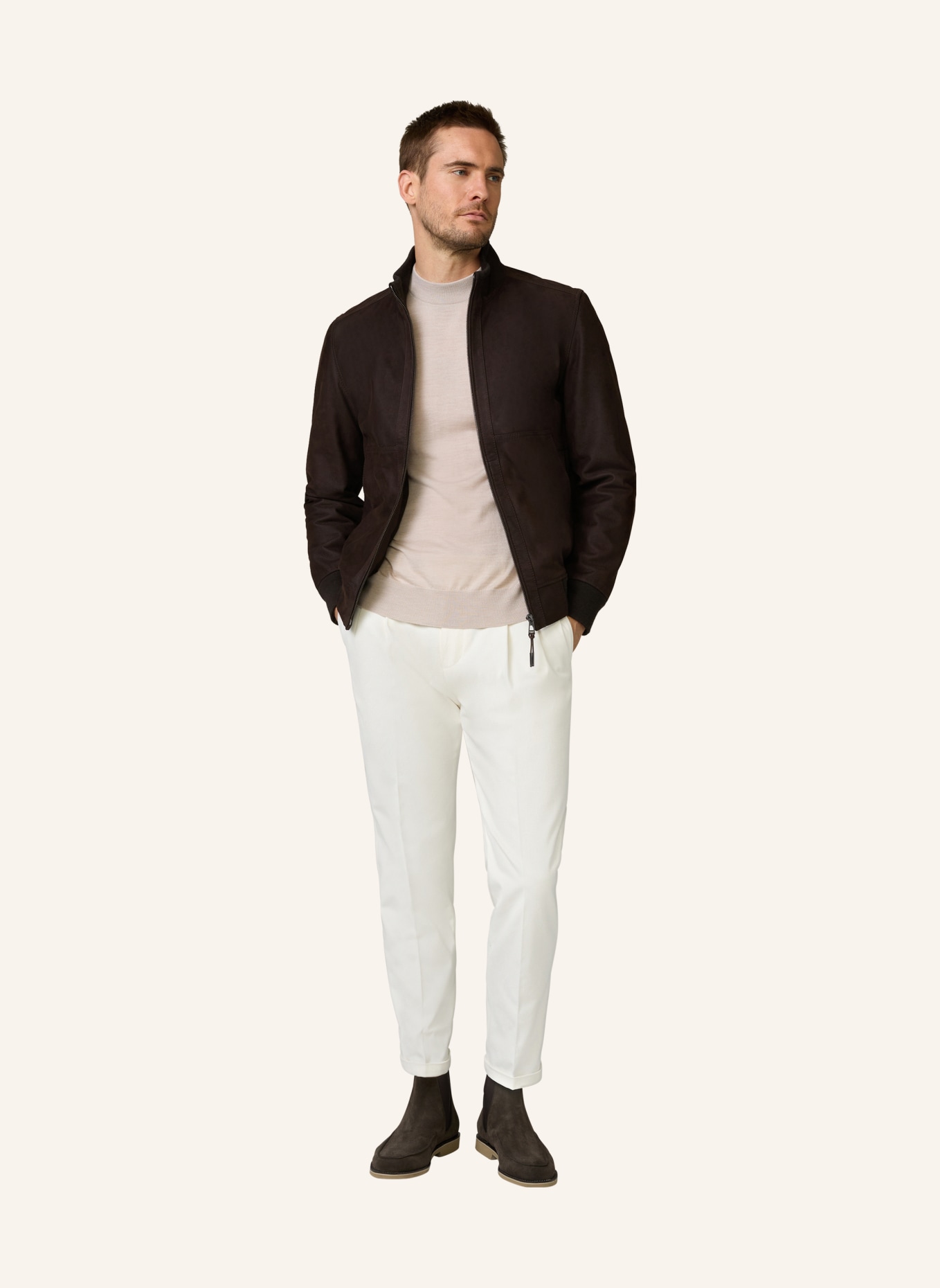 windsor. Pullover NANDO, Farbe: BEIGE (Bild 2)