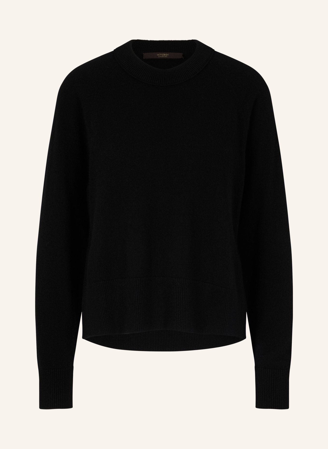 windsor. Cashmere-Pullover, Farbe: SCHWARZ (Bild 1)