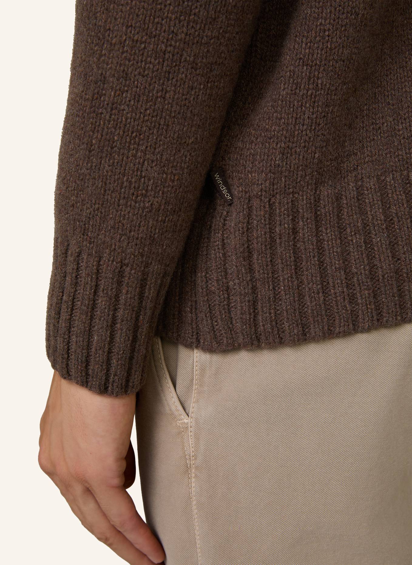 windsor. Cashmere-Pullover, Farbe: TAUPE (Bild 5)