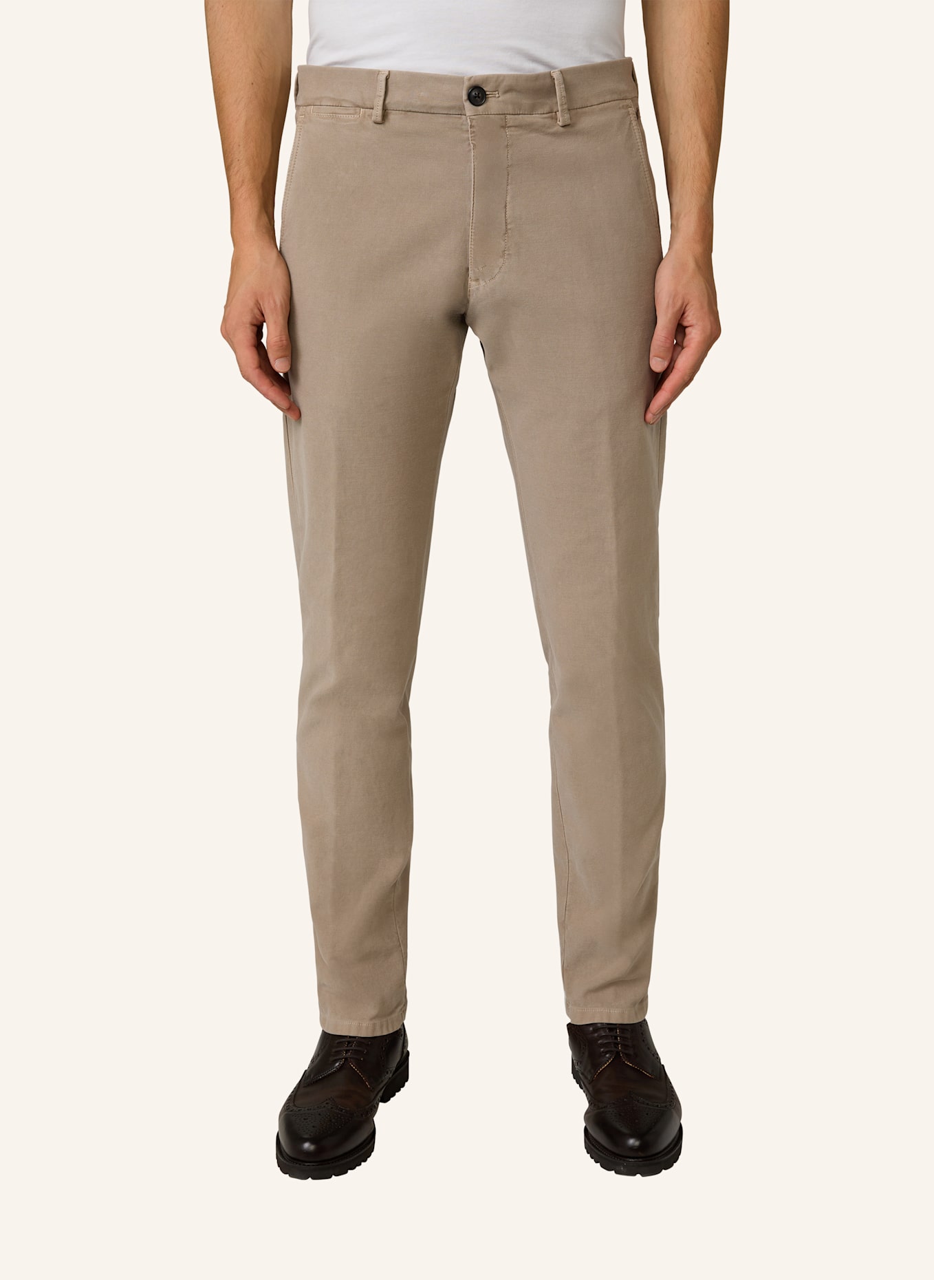 windsor. Chino Slim Fit, Farbe: BEIGE/ GRÜN (Bild 6)