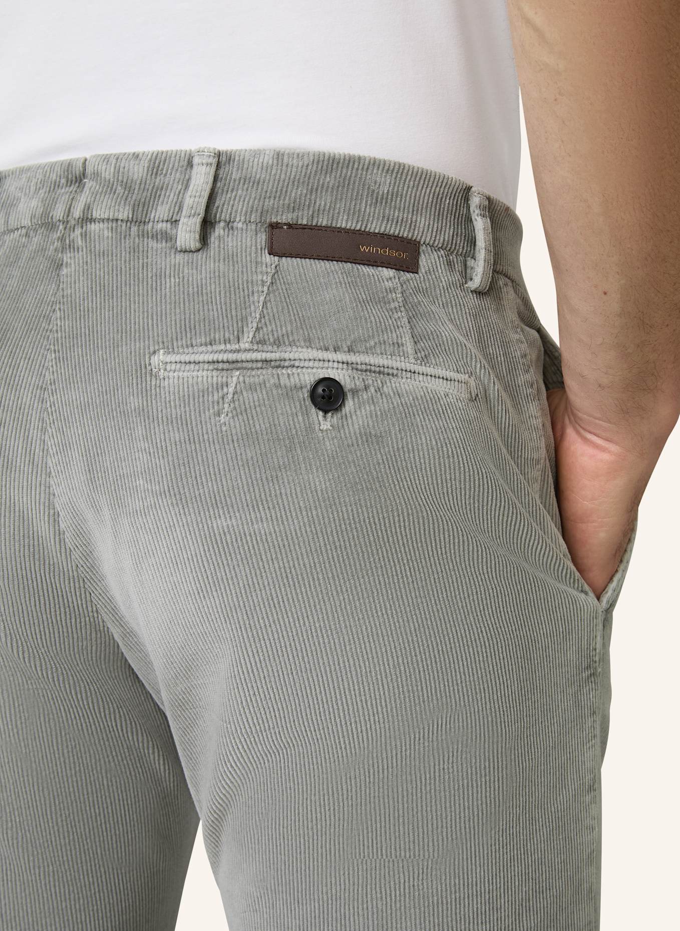 windsor. Chino Slim Fit, Farbe: GRAU (Bild 4)