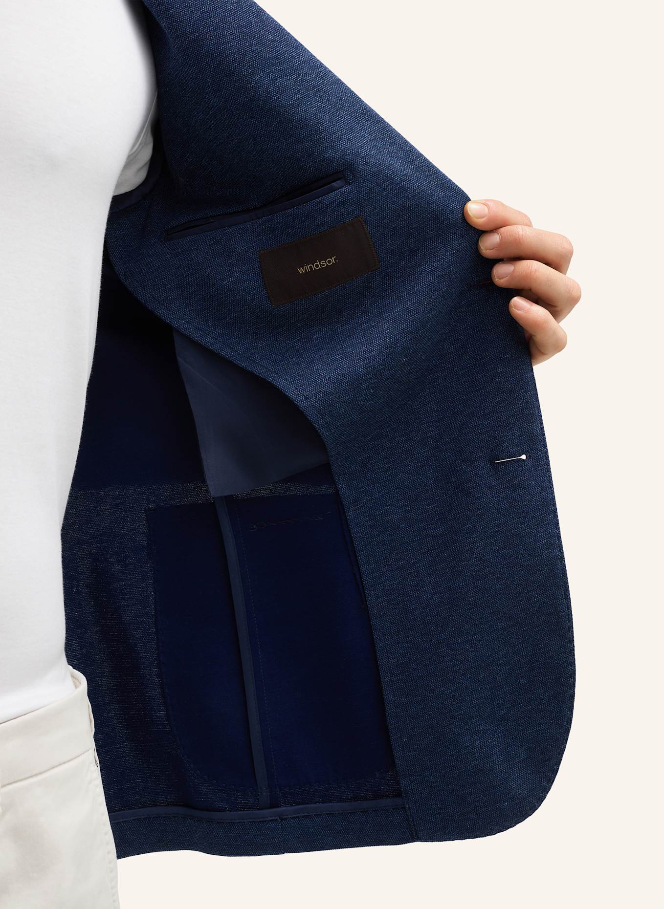 windsor. Sakko Shaped Fit: BLAU