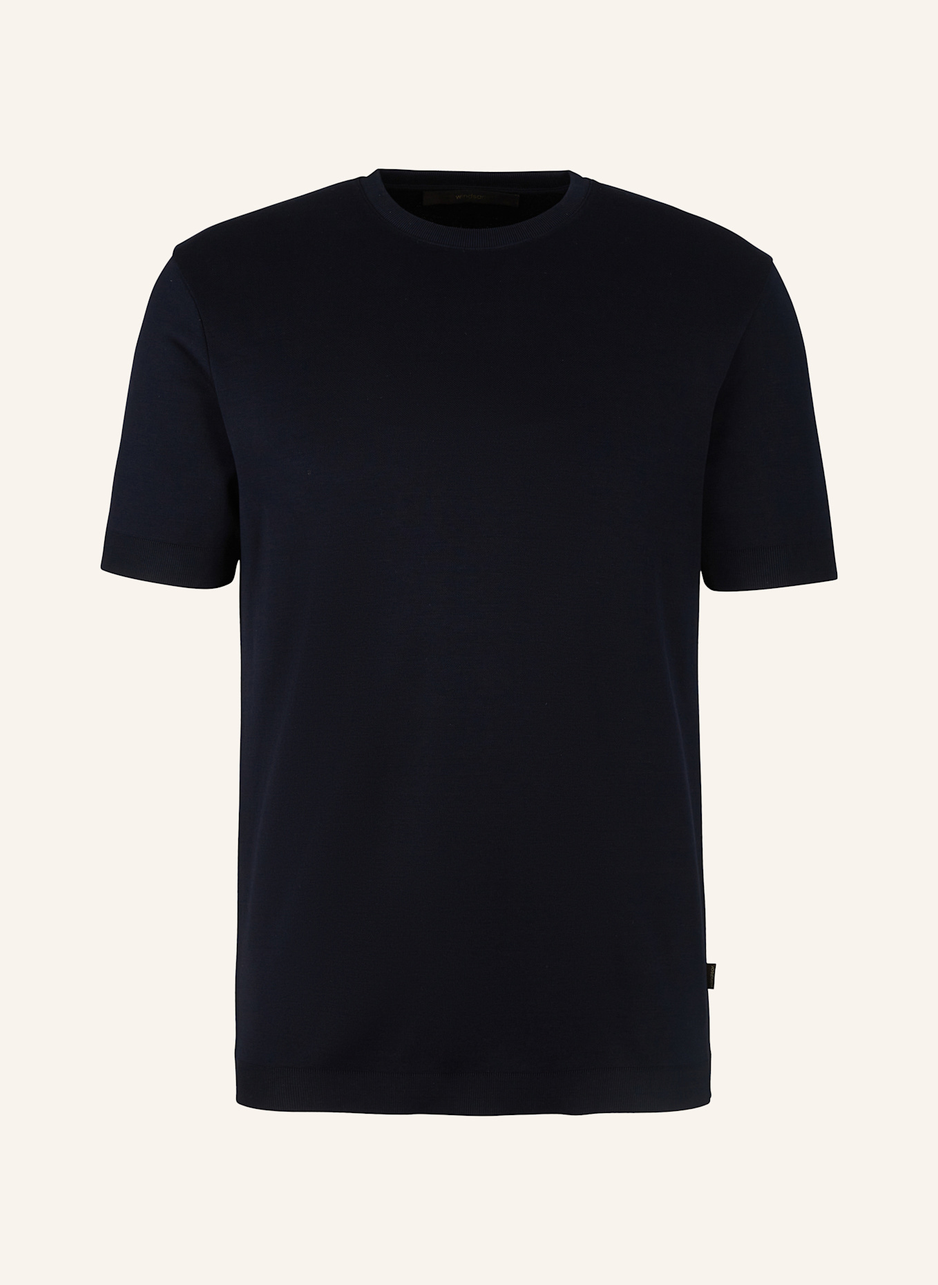 windsor. Strickshirt FLORO: DUNKELBLAU