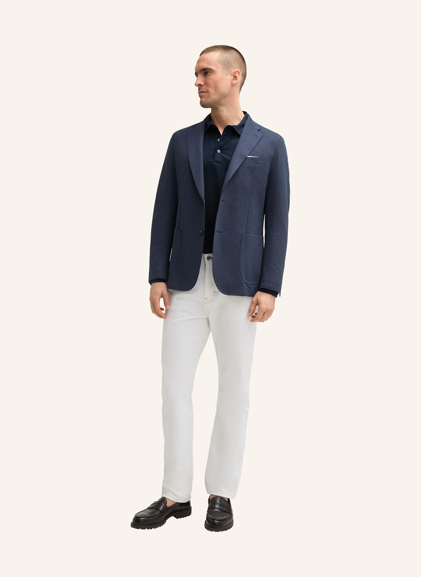 windsor. Poloshirt: DUNKELBLAU