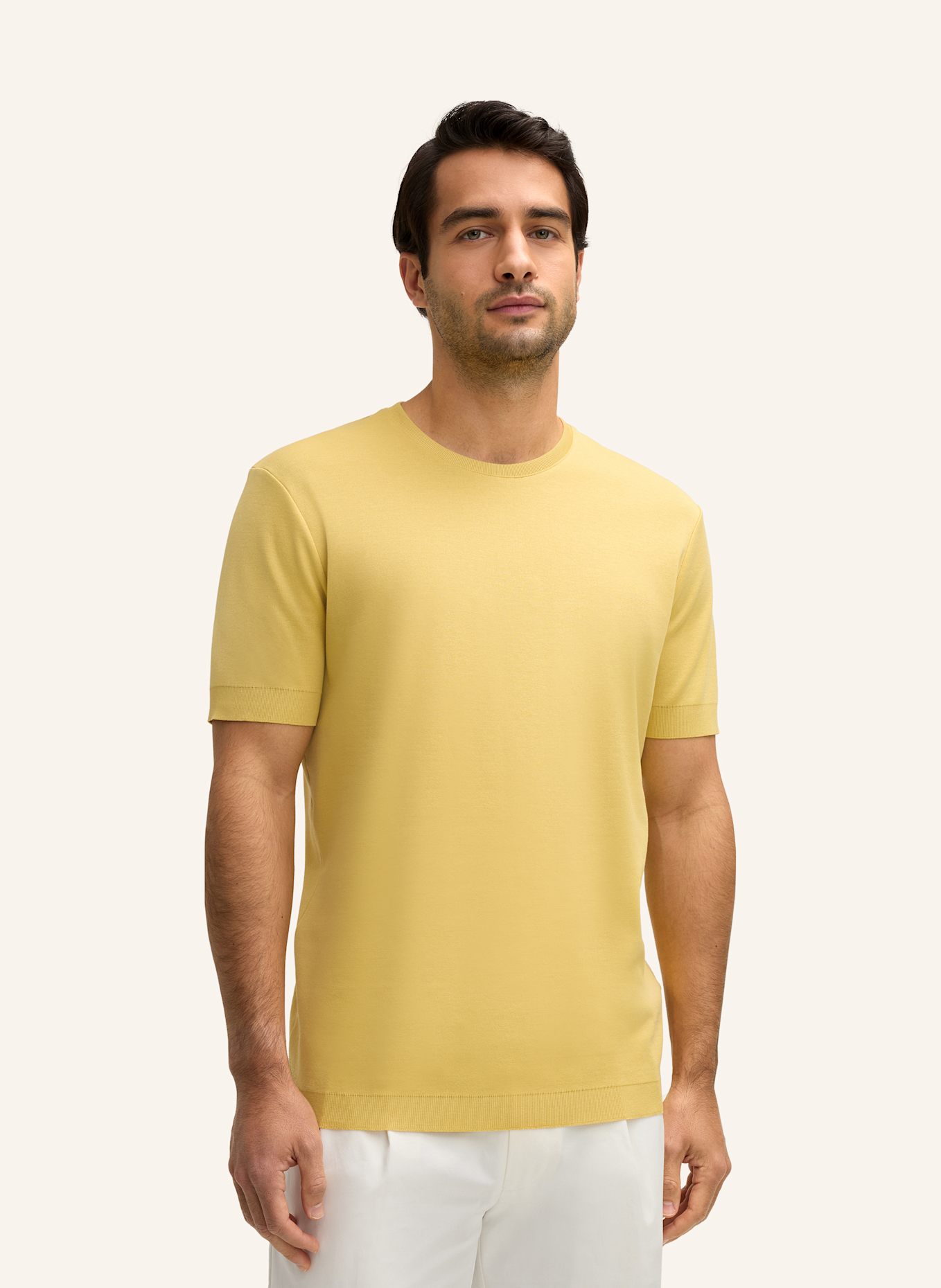 windsor. Strickshirt FLORO: GELB