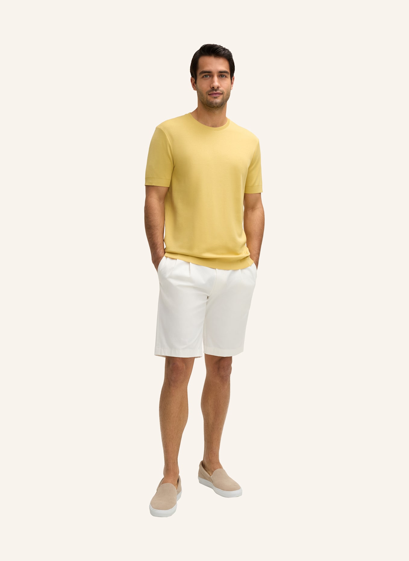 windsor. Strickshirt FLORO: GELB