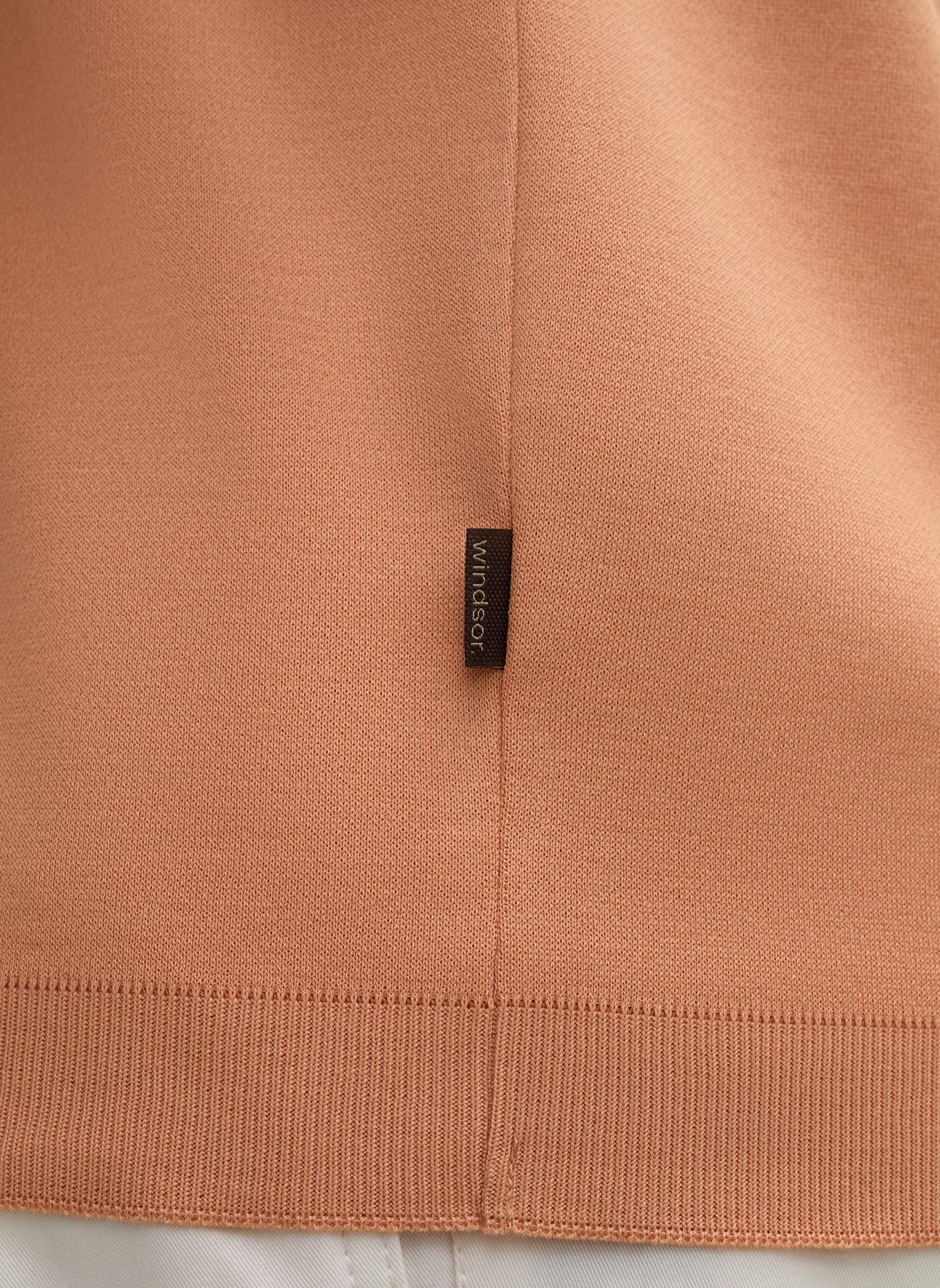 windsor. Strickshirt FLORO: ORANGE