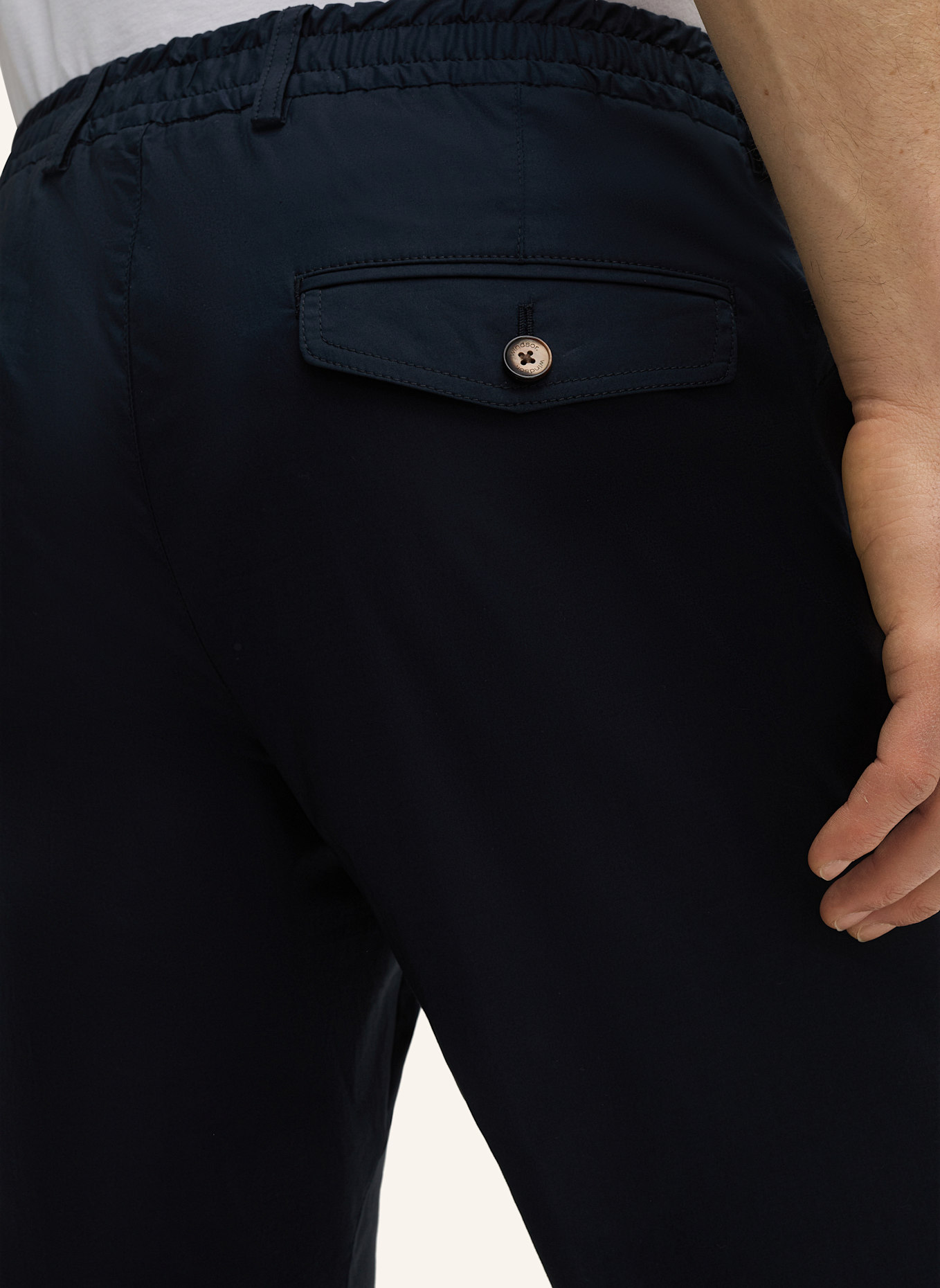 windsor. Bundfaltenhose Shaped Fit: DUNKELBLAU