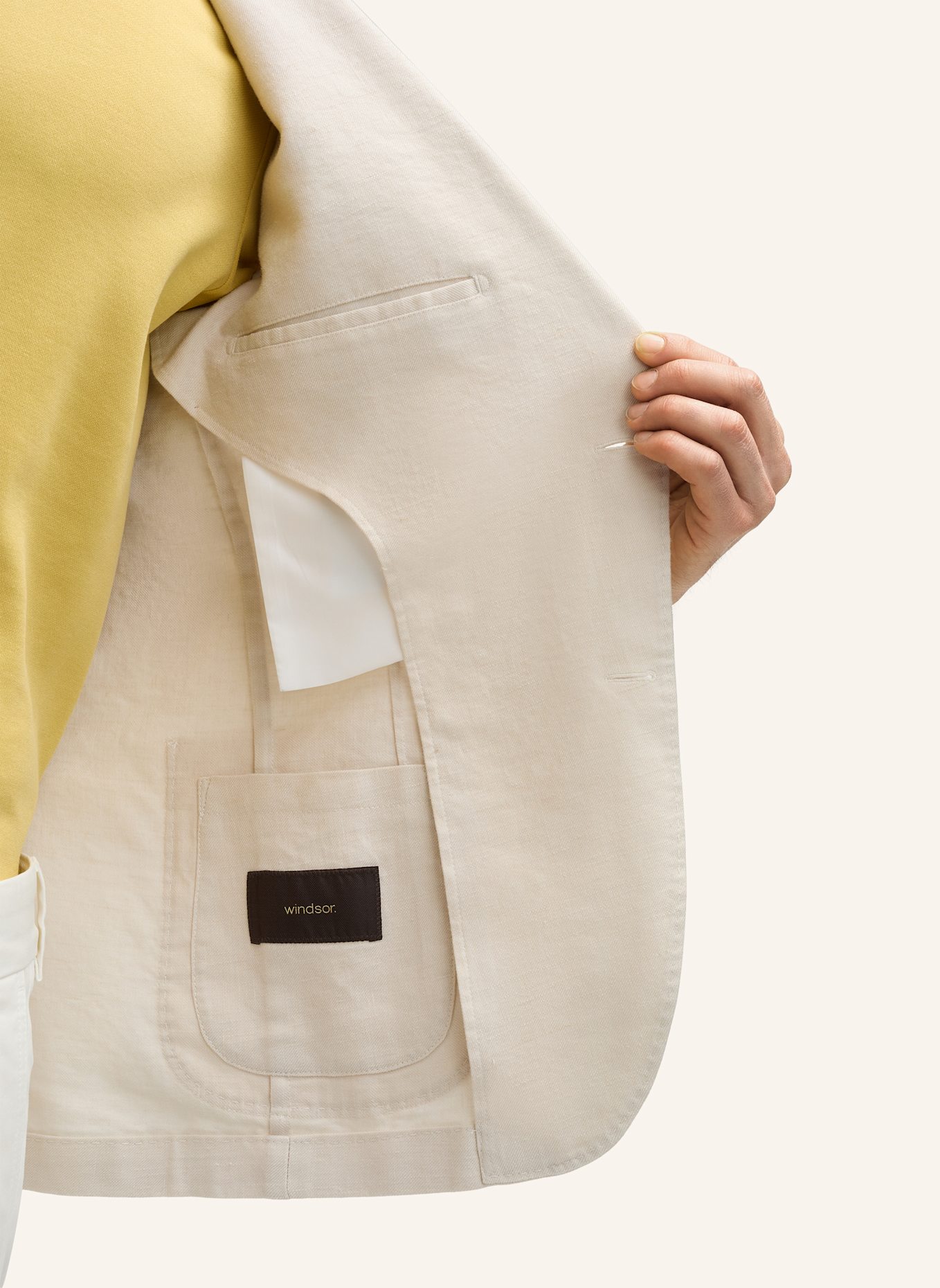 windsor. Sakko: BEIGE