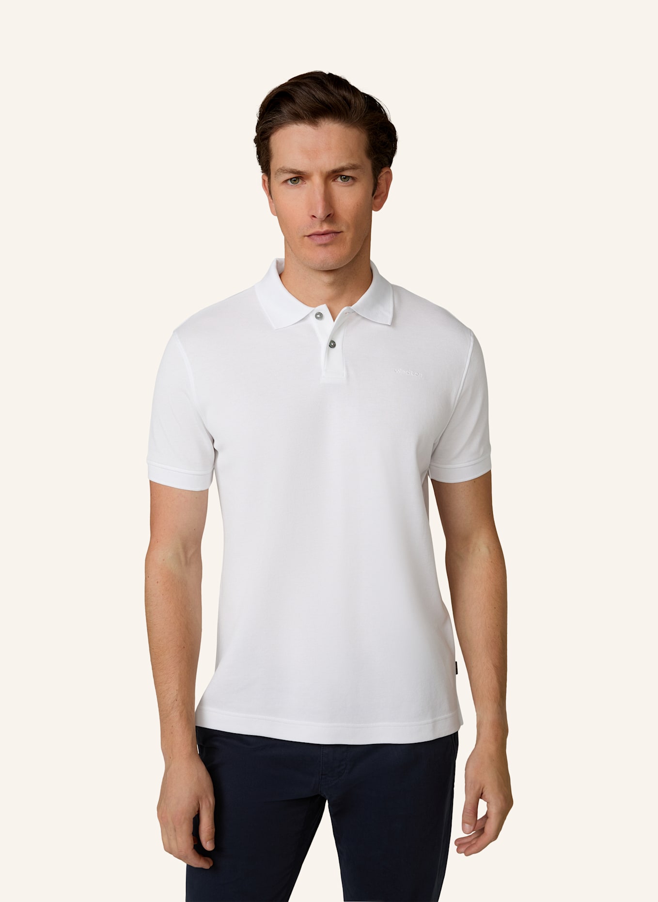 windsor. Poloshirt: WEISS