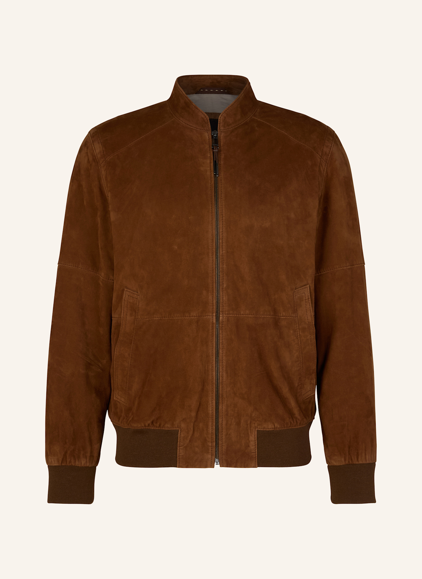 windsor. Lederblouson: CAMEL