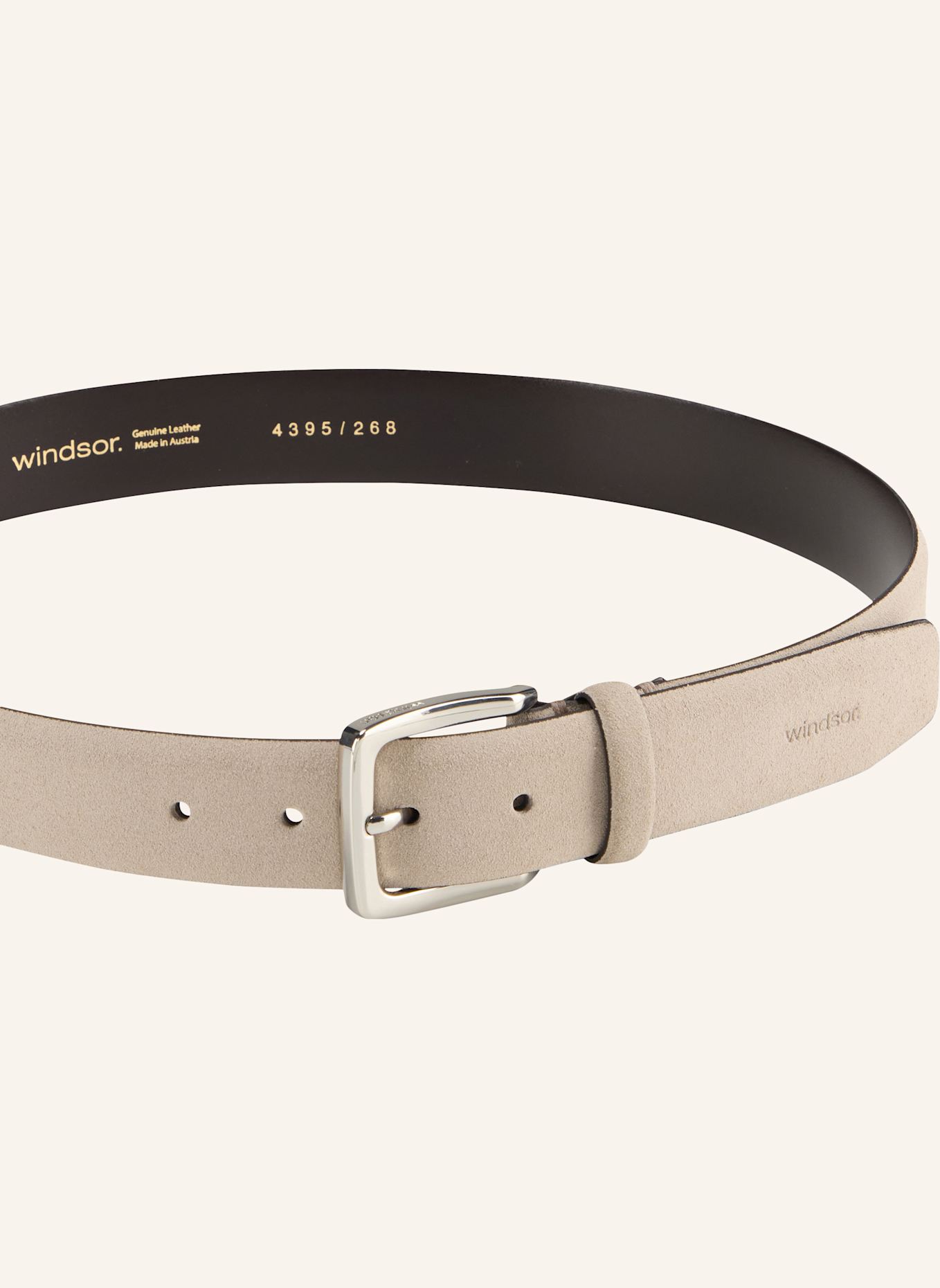 windsor. Gürtel: GRAU/ BEIGE