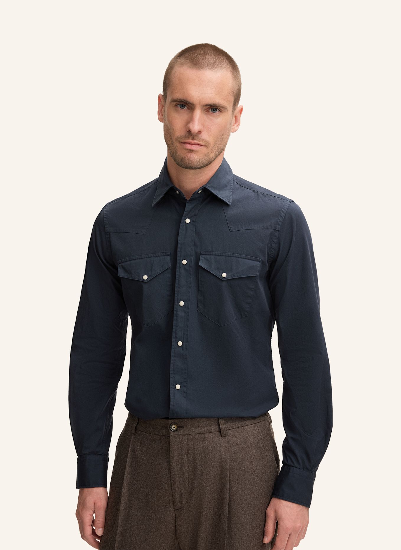 windsor. Hemd: DUNKELBLAU