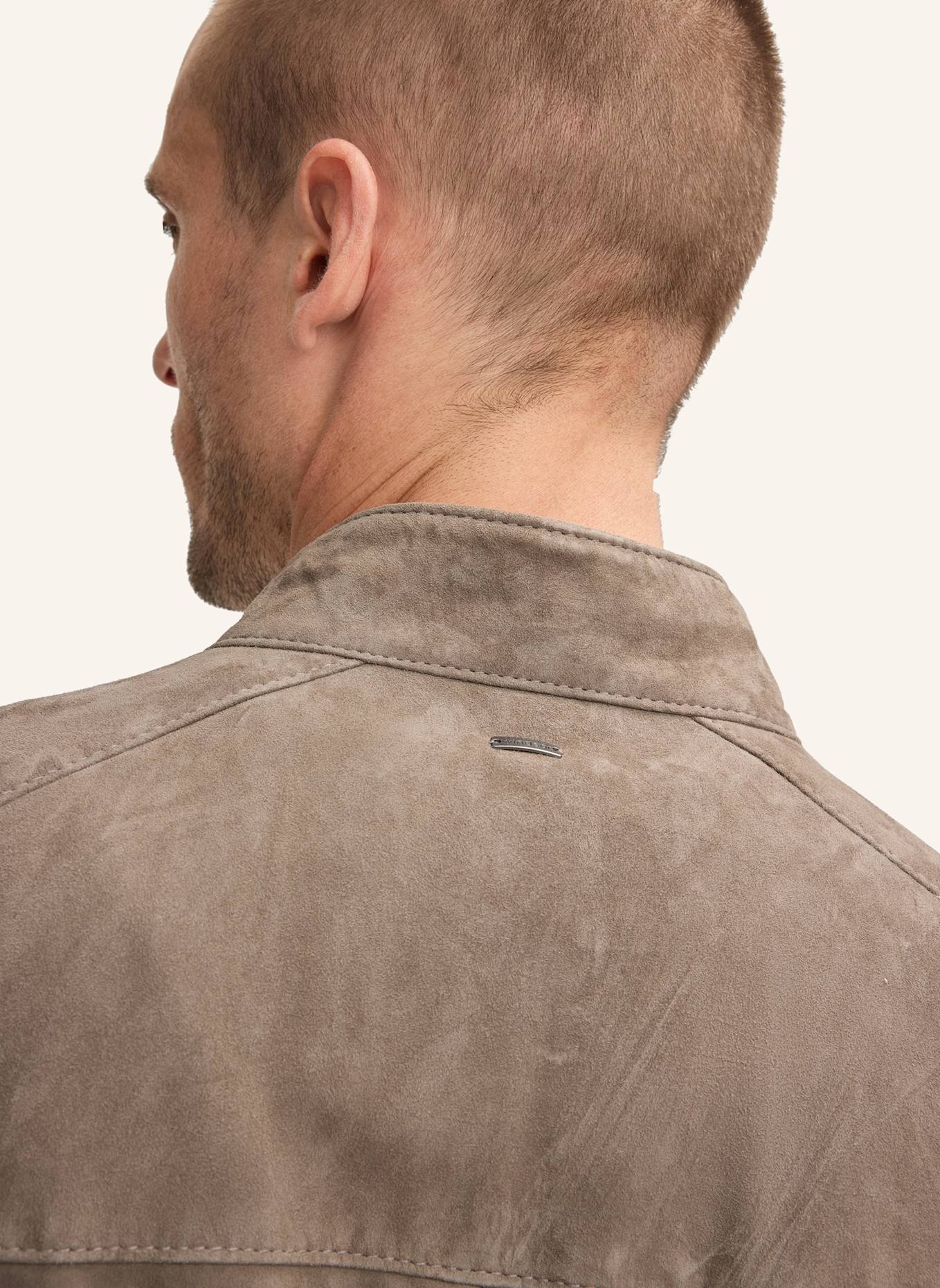 windsor. Lederblouson: GRAU