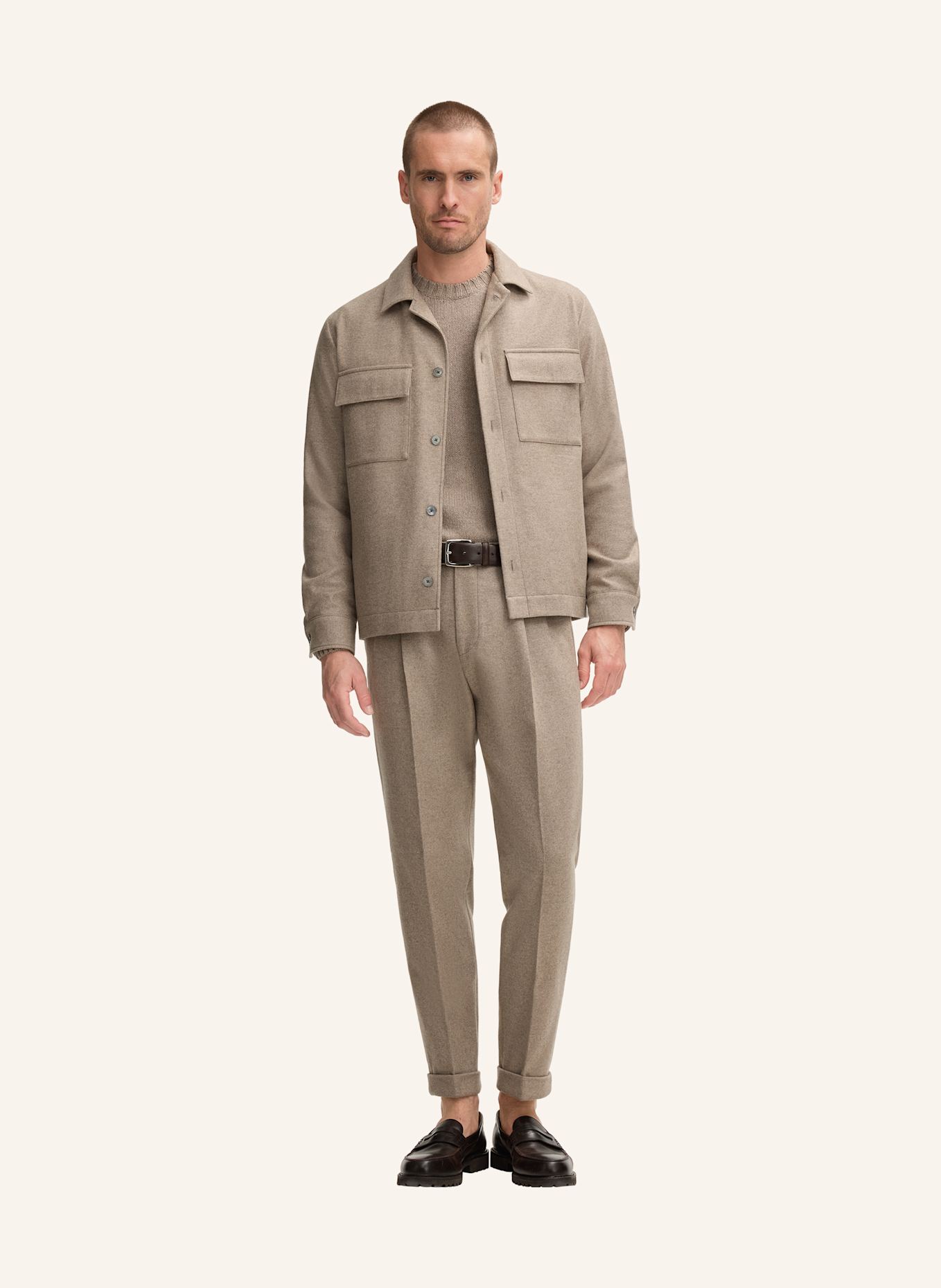 windsor. Overshirt: BEIGE