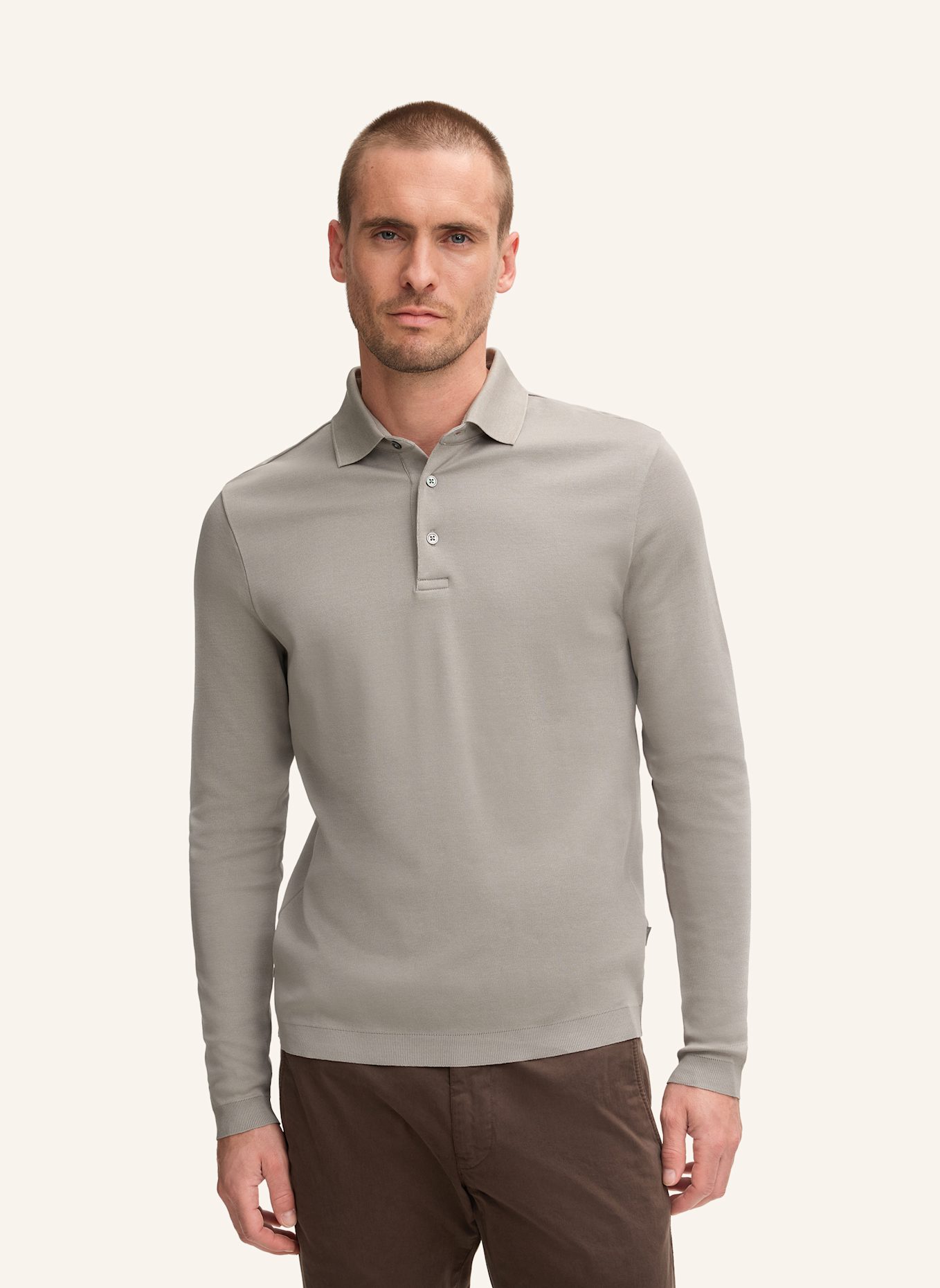 windsor. Poloshirt: GRAU