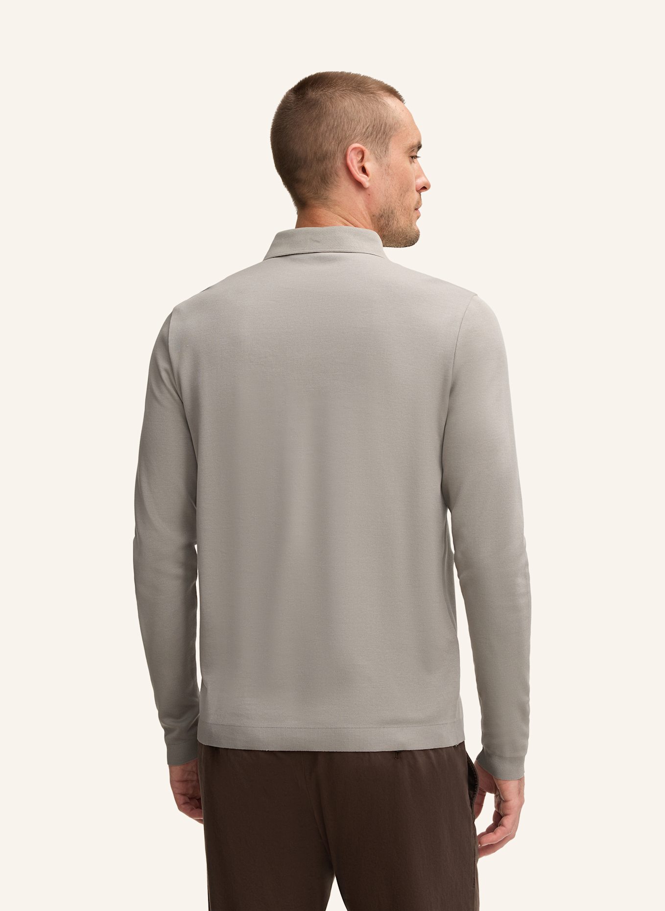 windsor. Poloshirt: GRAU