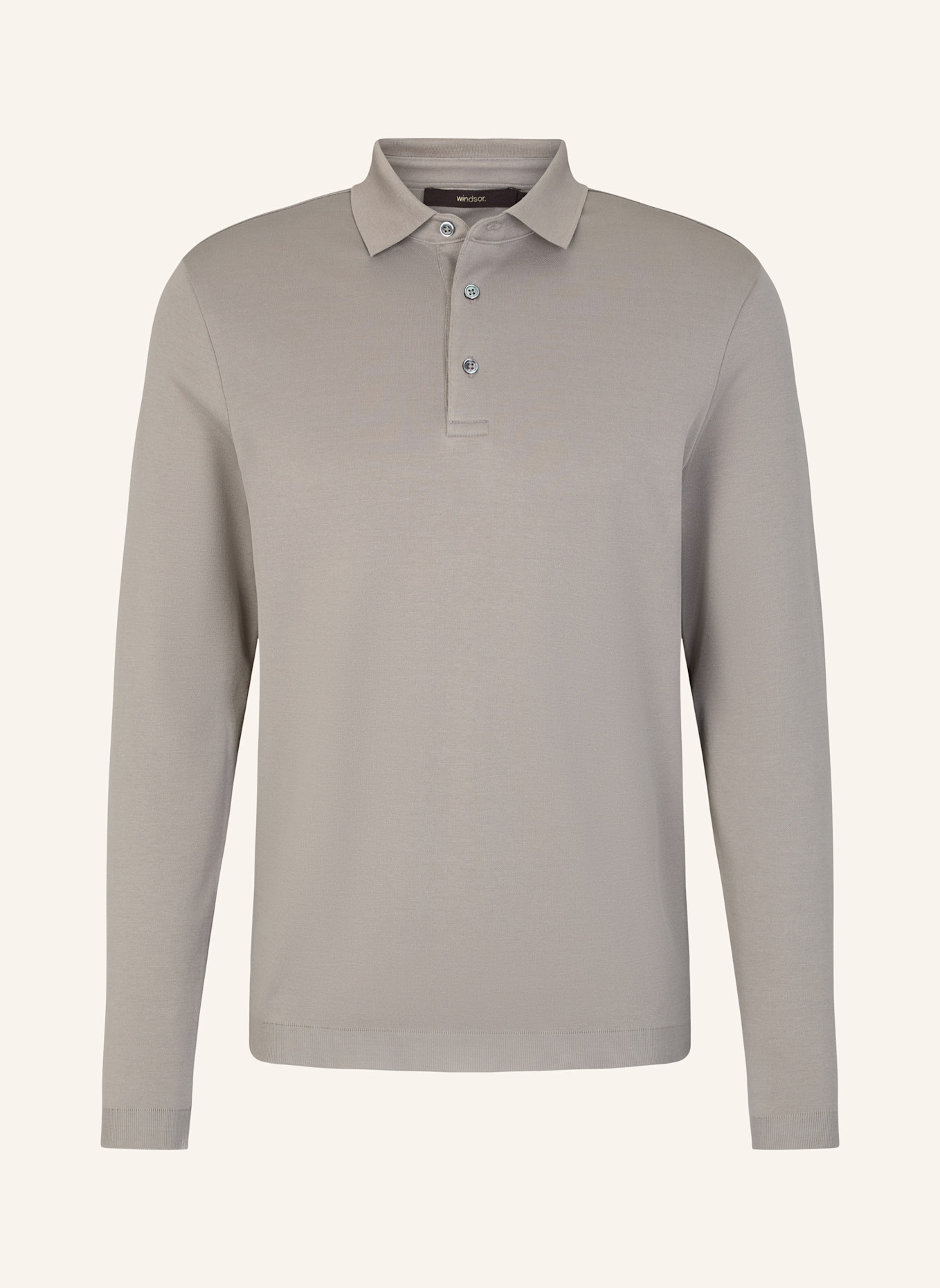 windsor. Poloshirt: GRAU