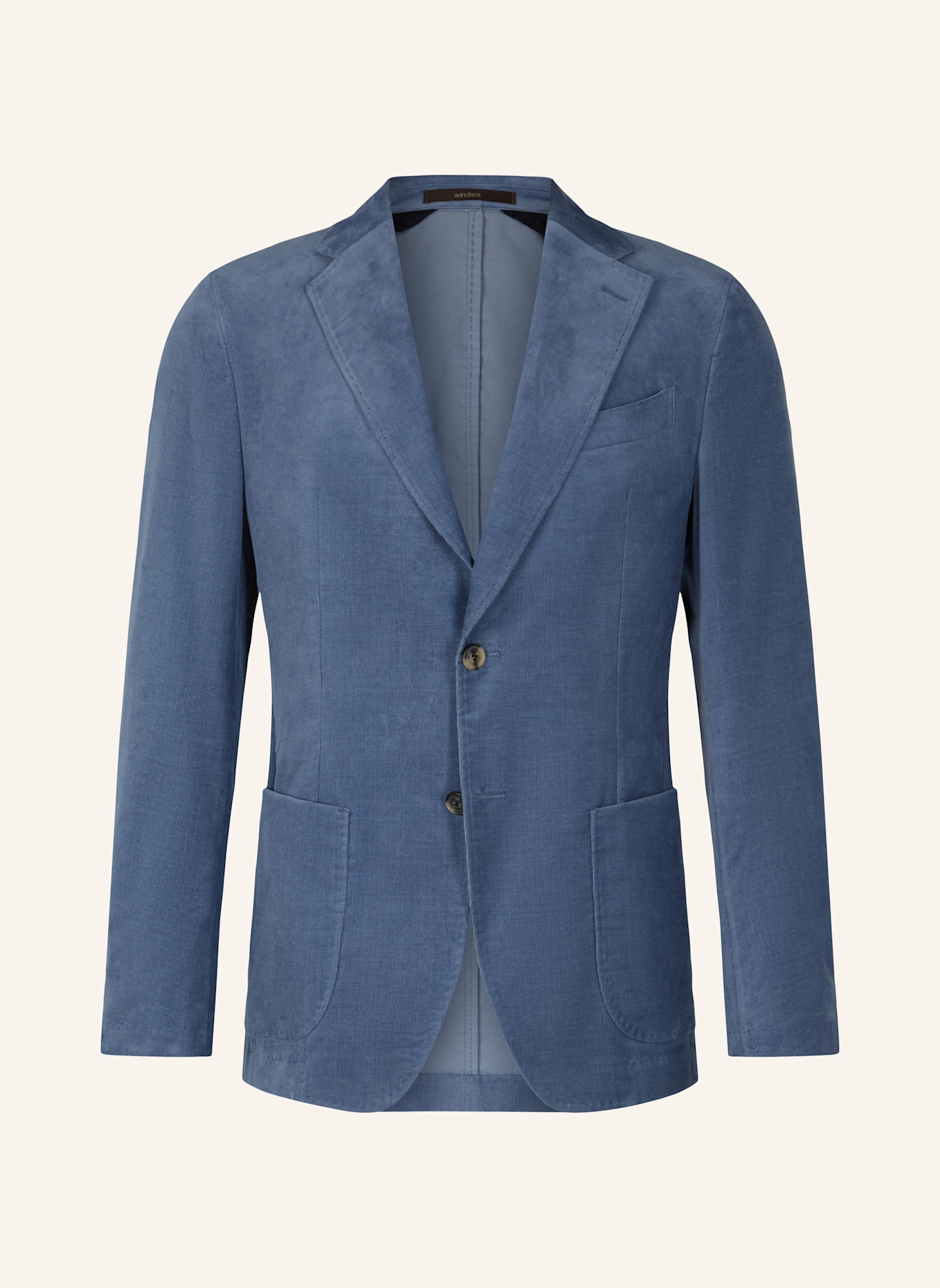 windsor. Anzugsakko GIO Shaped Fit aus Cord: BLAU