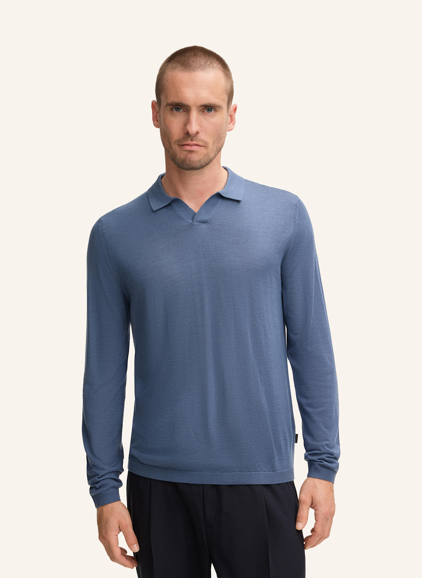 windsor. Strickpullover: BLAU