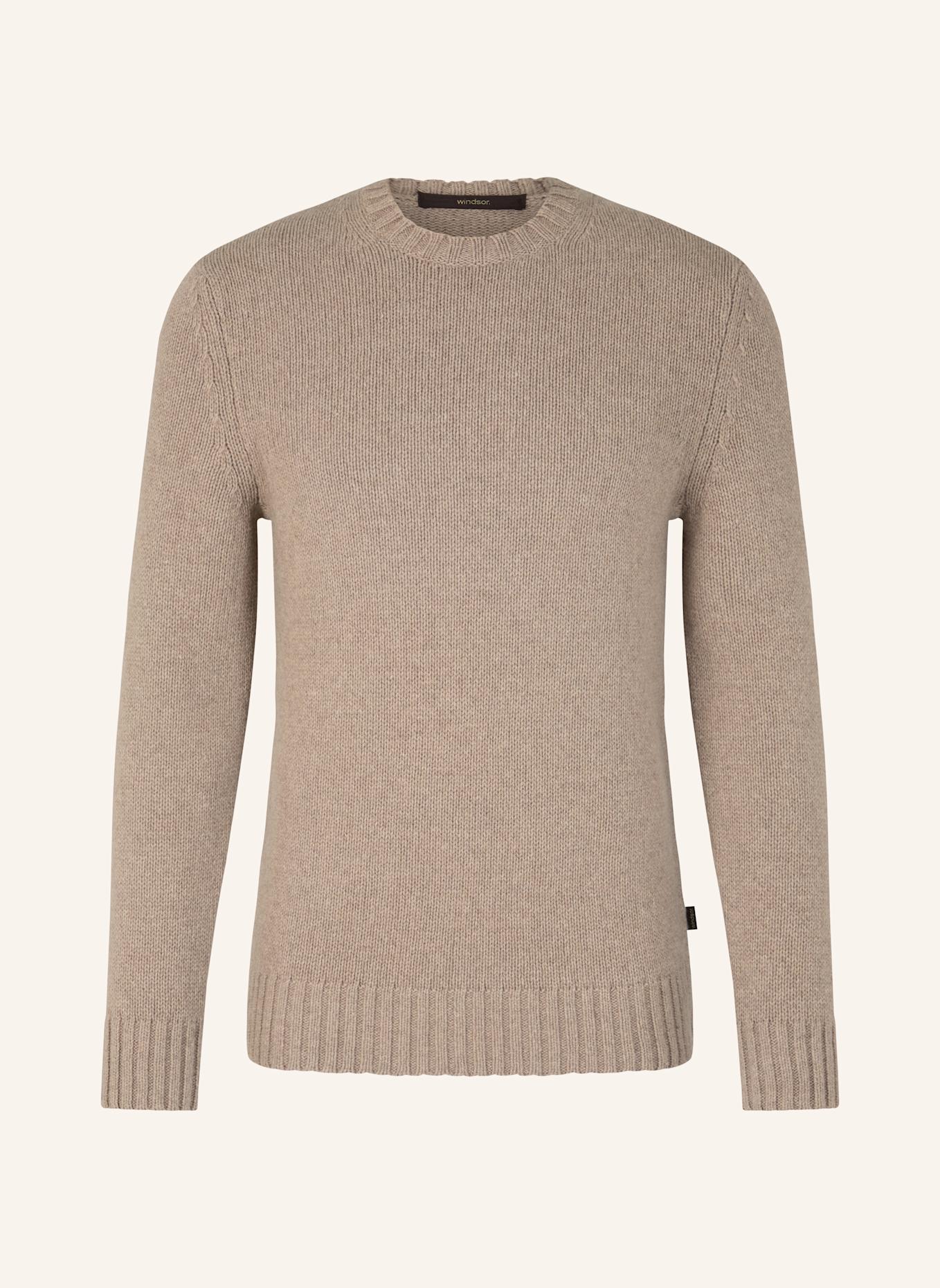 windsor. Cashmere-Pullover: BEIGE