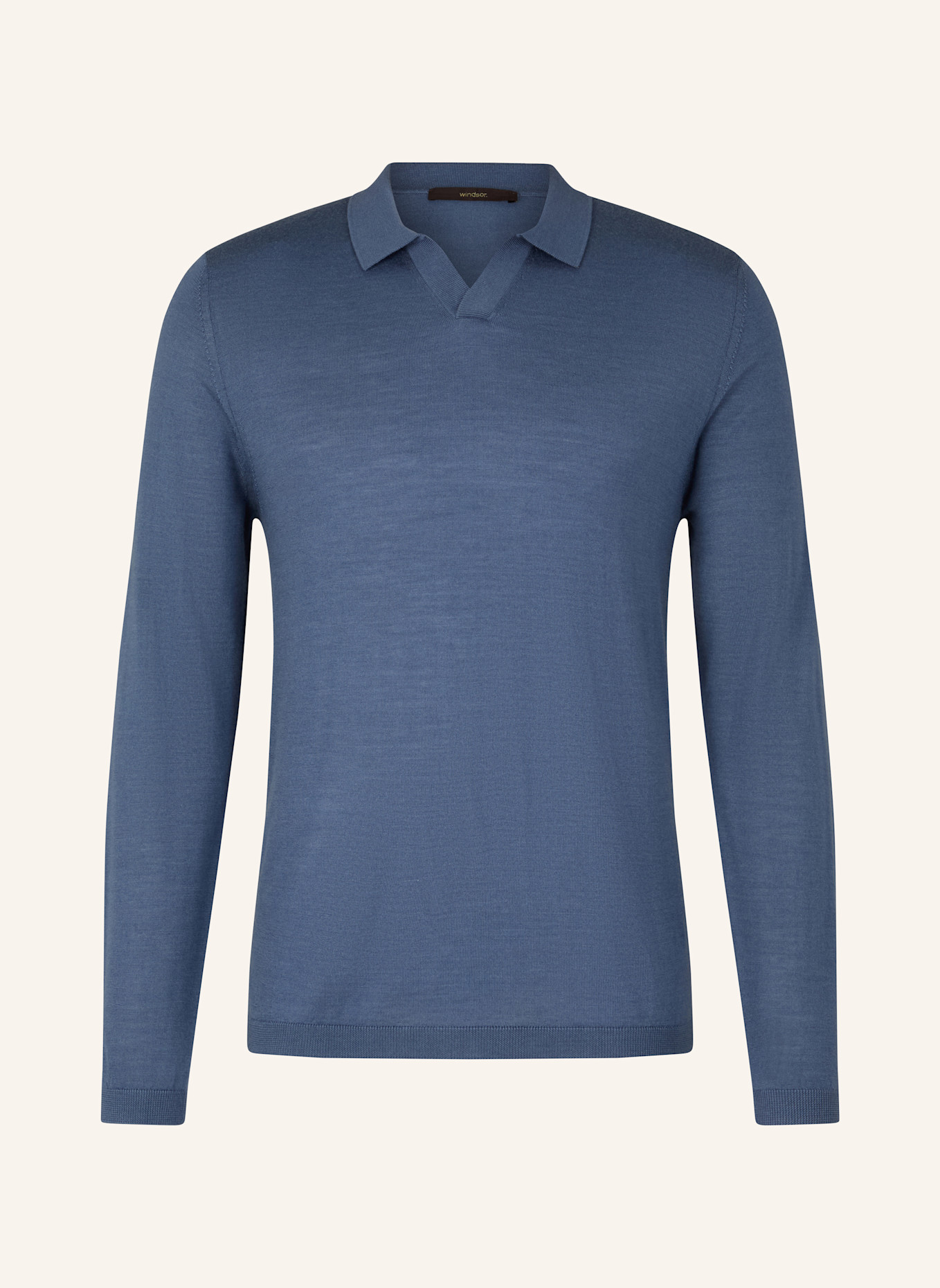 windsor. Strickpullover: BLAU