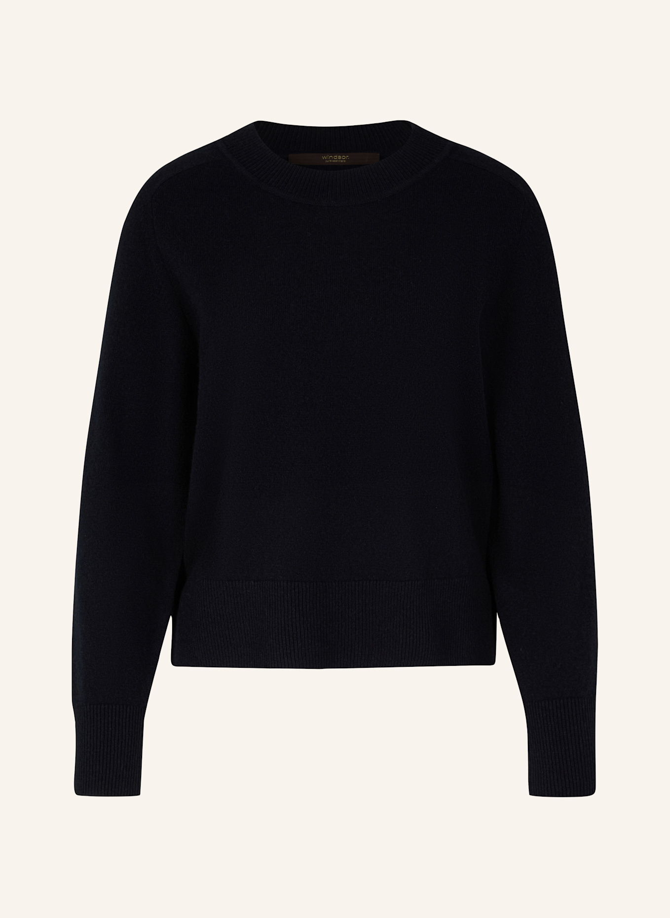 windsor. Cashmere-Pullover: DUNKELBLAU