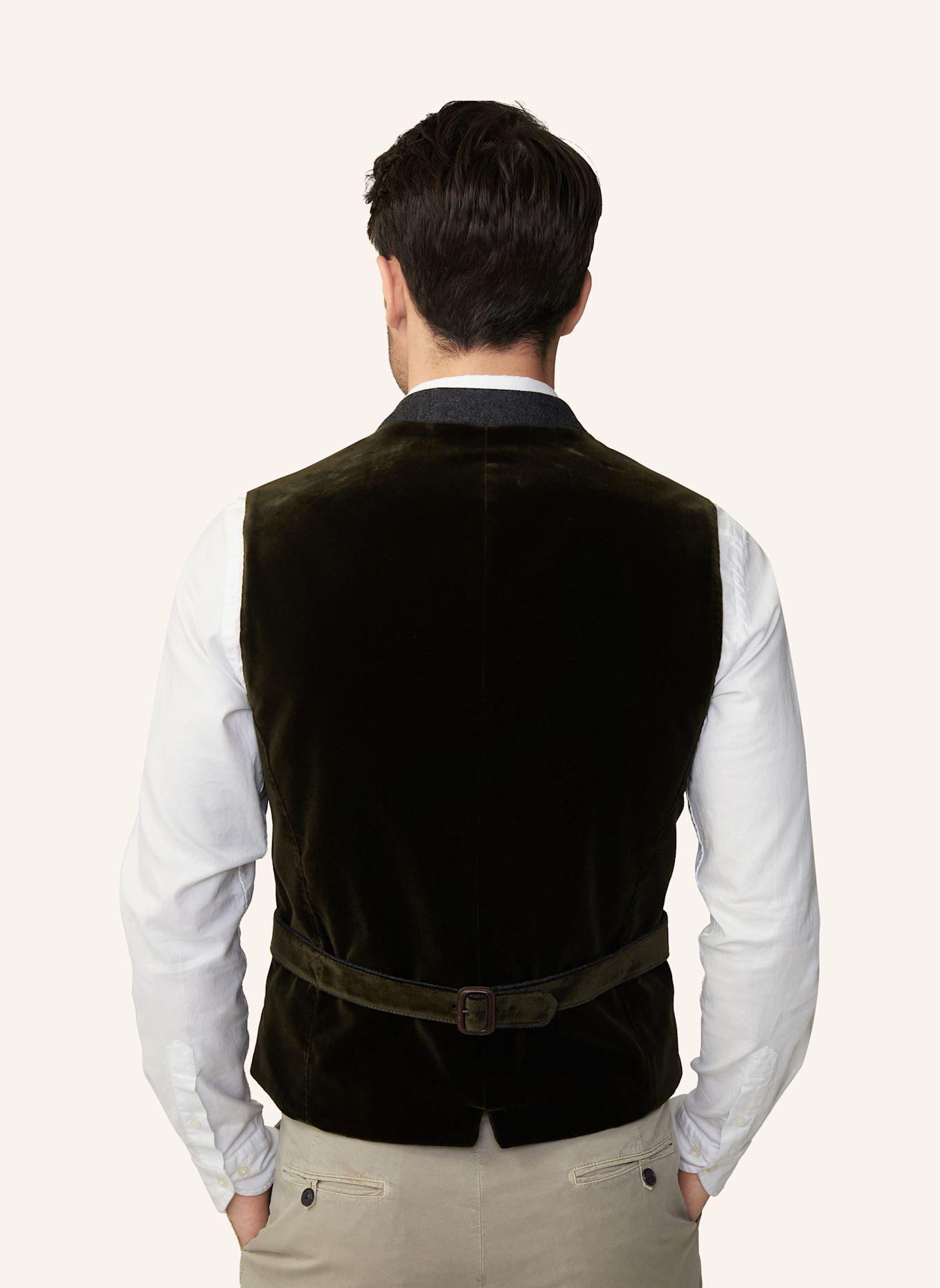 windsor. Weste: DUNKELGRÜN/ GRAU