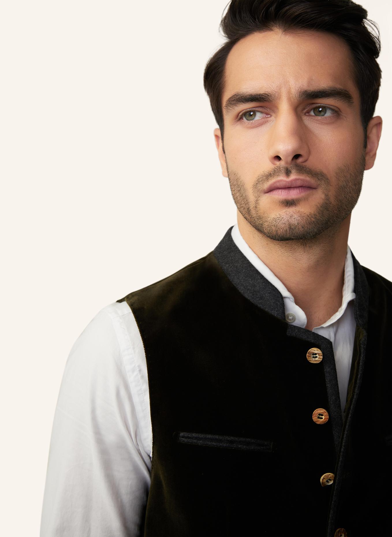 windsor. Weste: DUNKELGRÜN/ GRAU